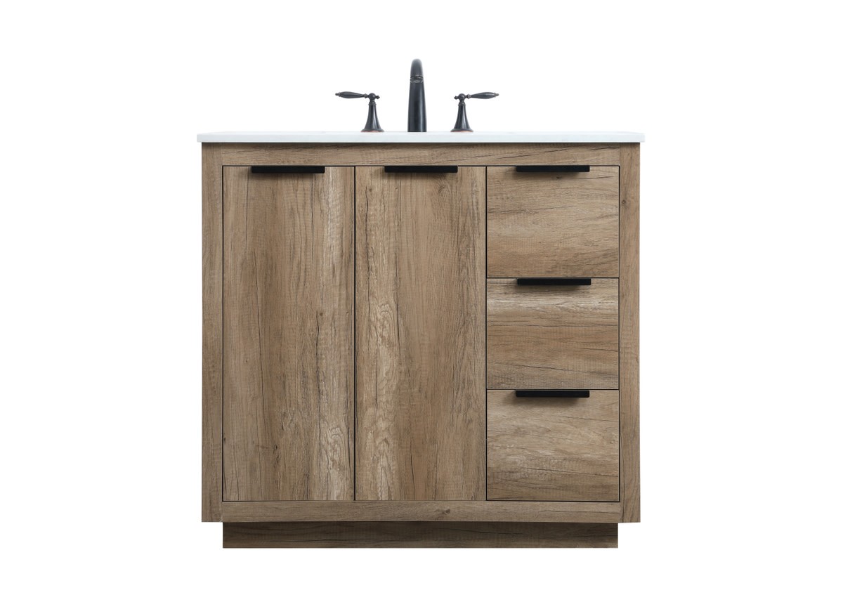 Elegant Lighting VF19436 Blake 36″ – Wood