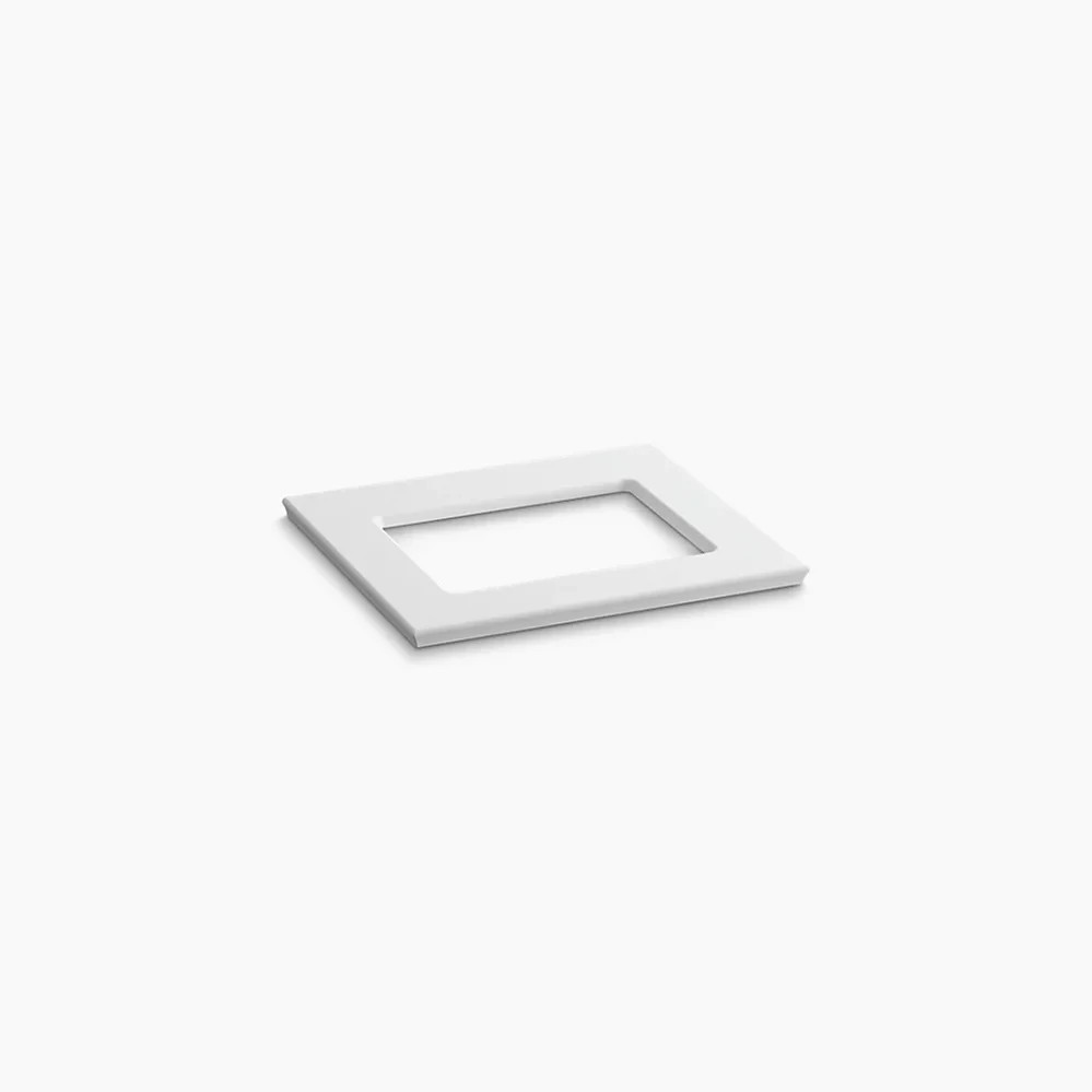 Kohler 5455-S33 – 25″ vanity top with single Verticyl rectangular cutout – White