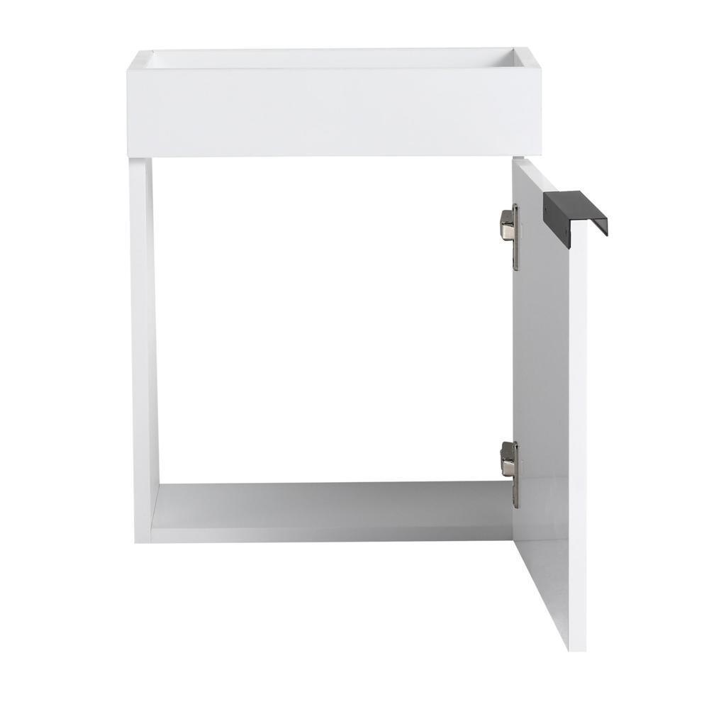 Soft Close Doors Bathroom Vanity With Sink 16 Inch