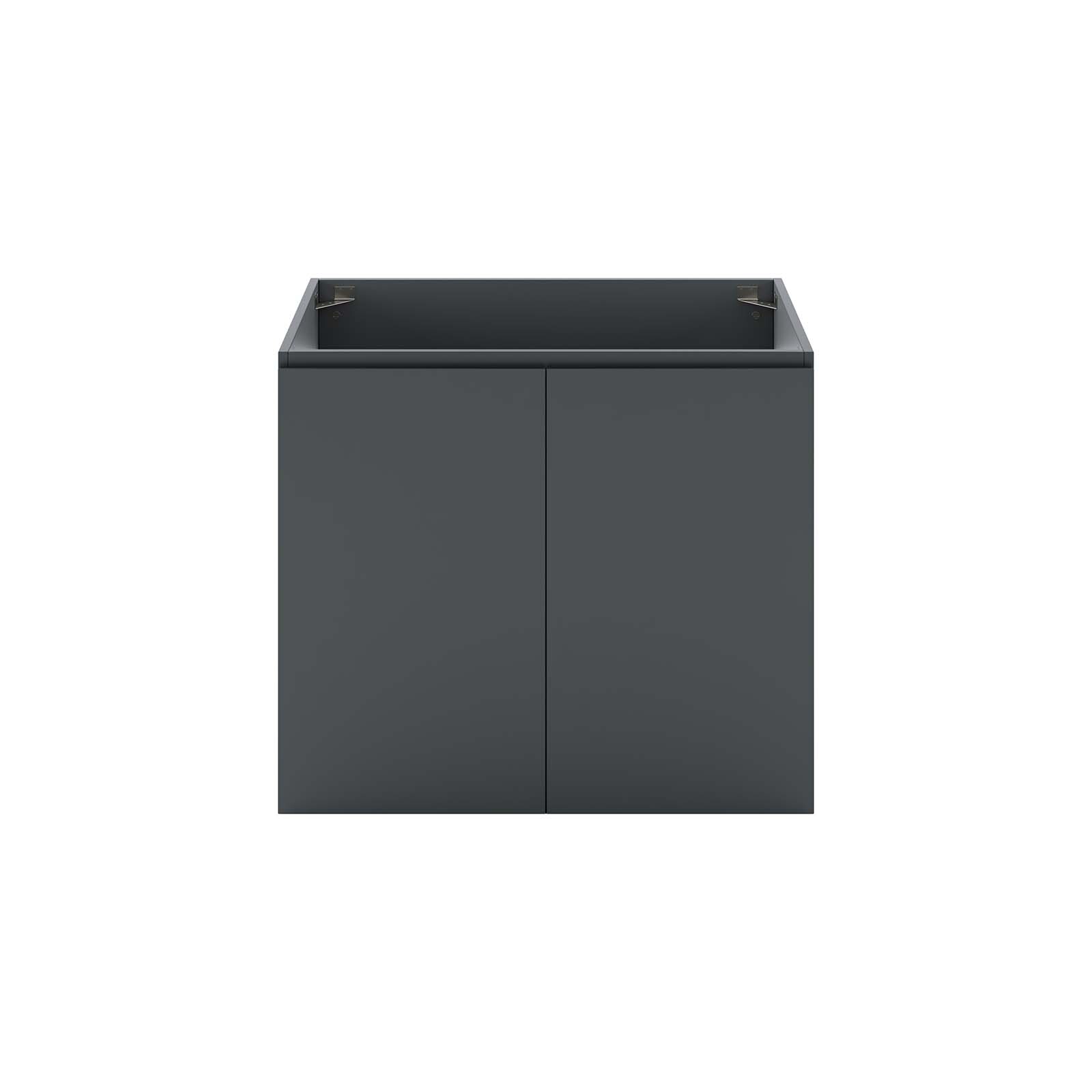 Modway Vitality 30″ Wall-Mount Bathroom Vanity in Gray