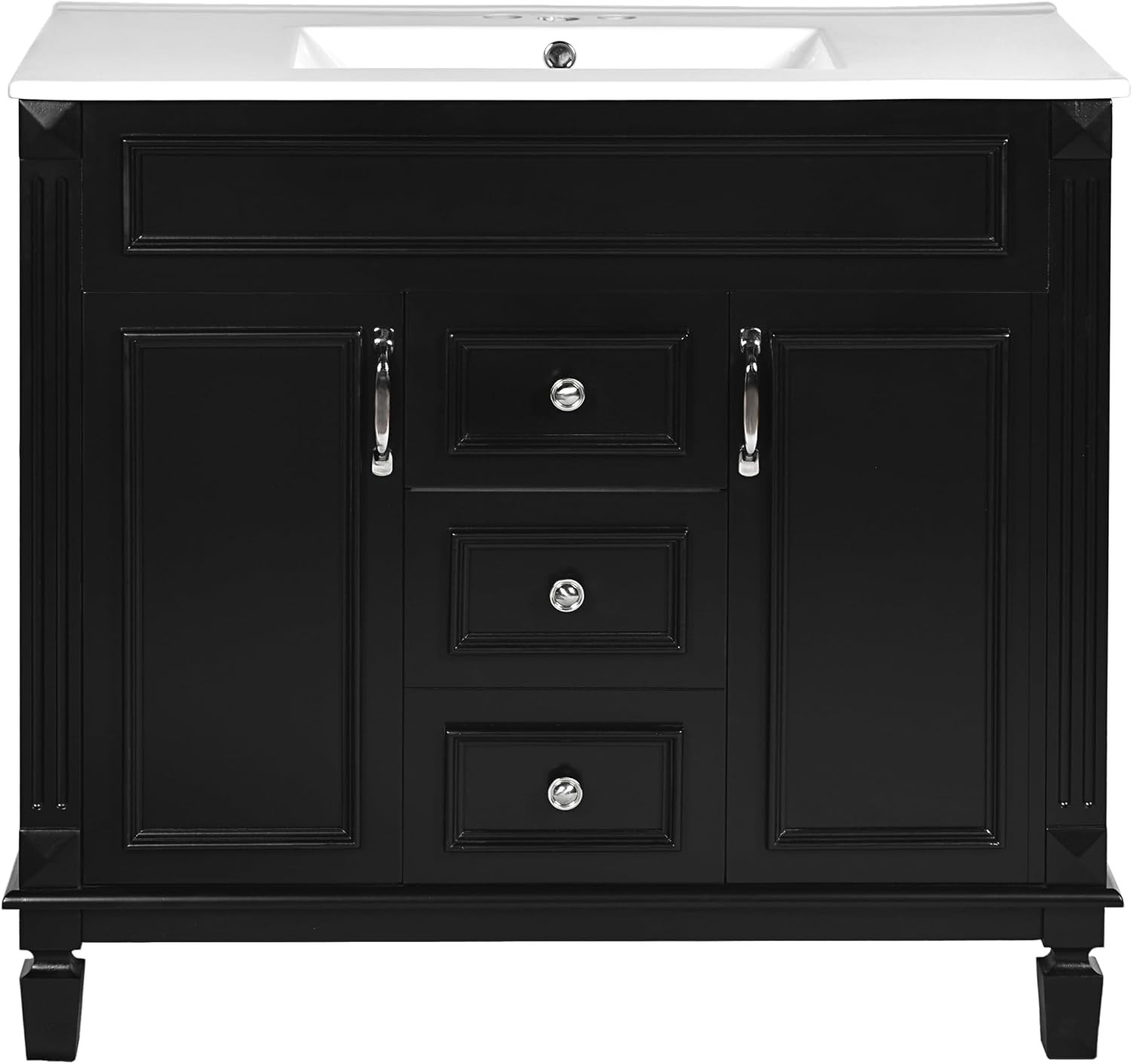 36″ Bathroom Vanity W/ Sink 36 inch Bathroom Vanity Storage Cabinet W/ Matching