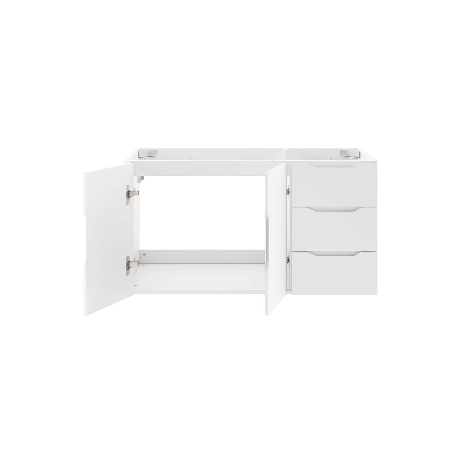 Modway Vitality 36″ Bathroom Vanity Cabinet (Sink Basin Not Included) in White