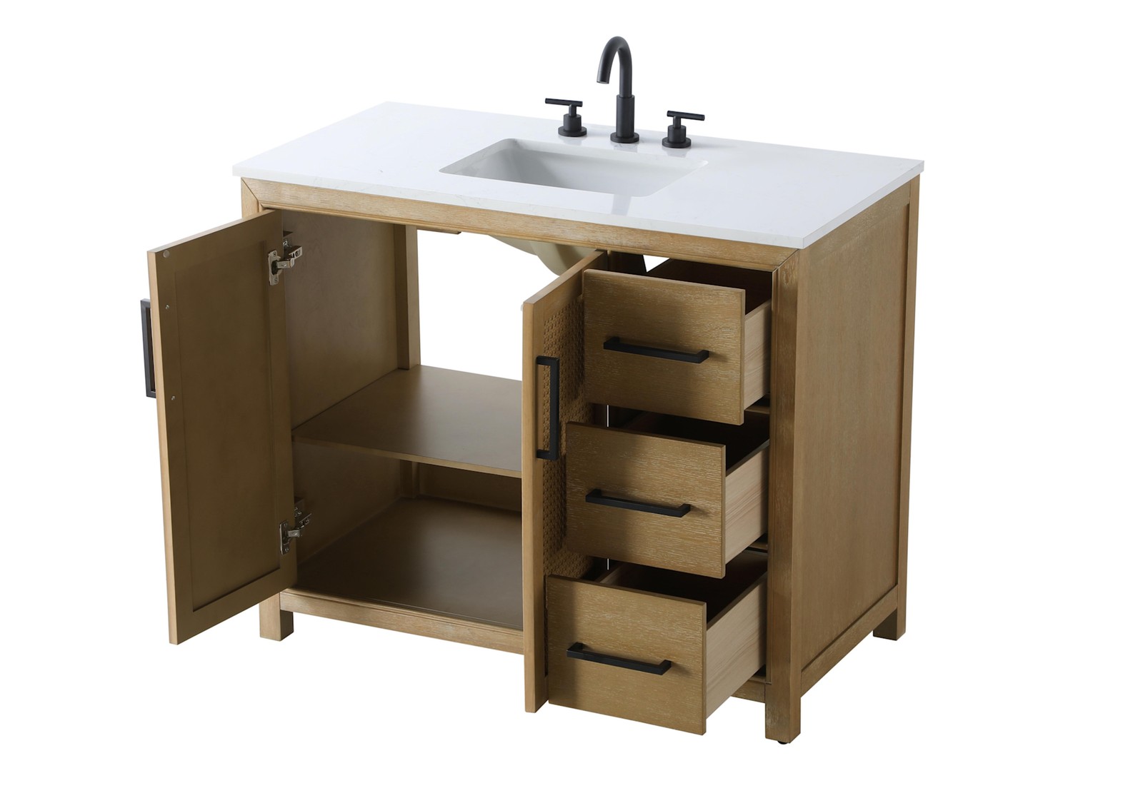 Elegant Lighting VF29542 Alina 42″ – Hazel Oak