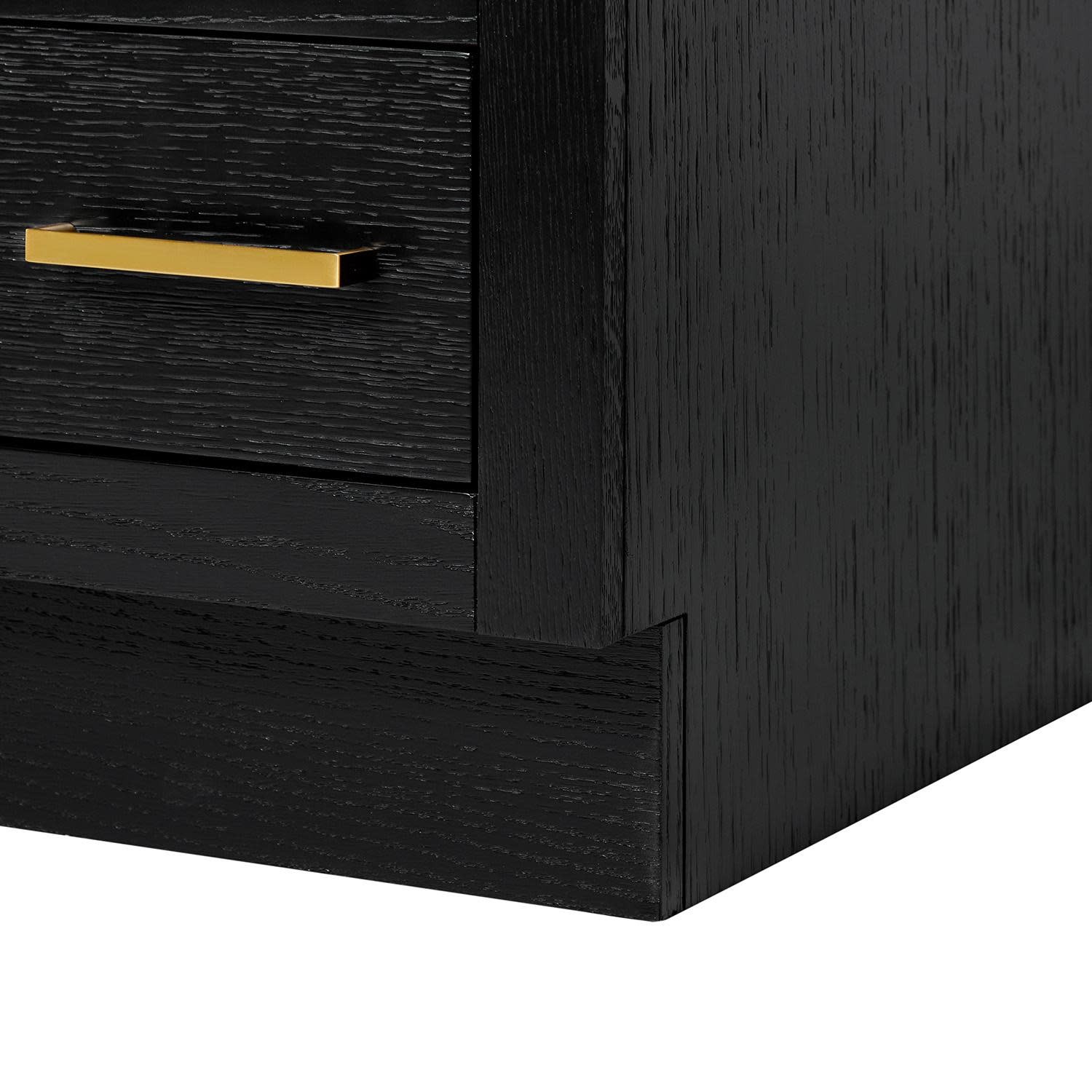 Ariel T060D-BC Hepburn 60″ Double – Brown Oak / Satin Brass Hardware