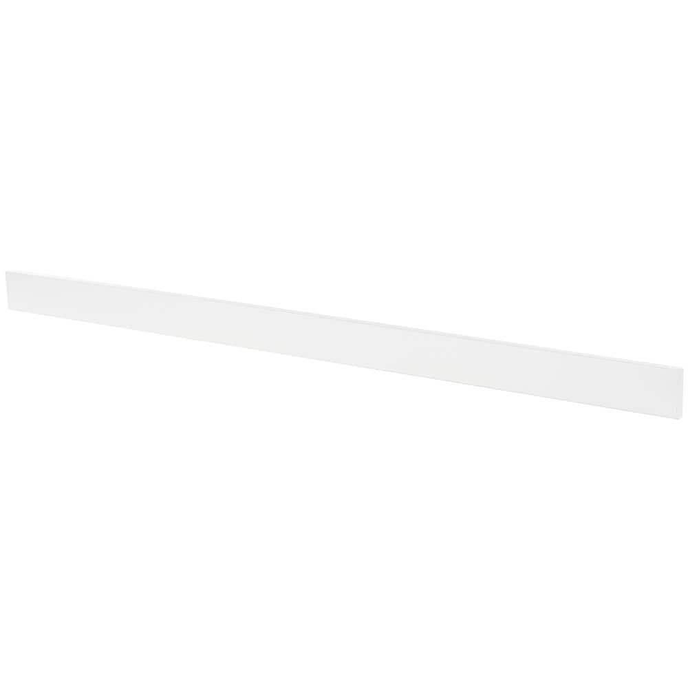 Home Decorators Collection 61 in. W Cultured Marble Vanity Backsplash White