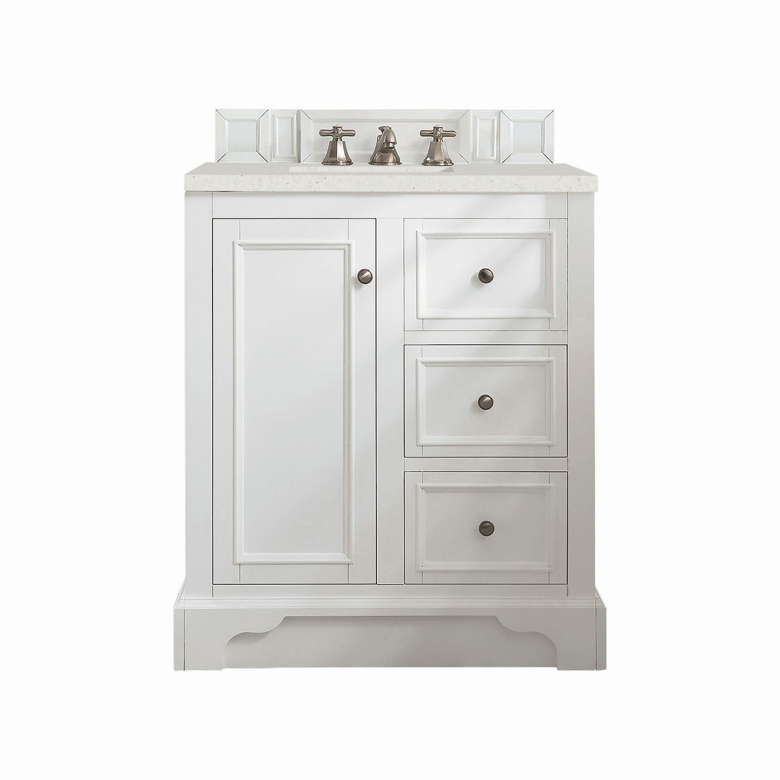 James Martin Vanities 825-V30-3LDL De Soto 32″ Single Basin – White