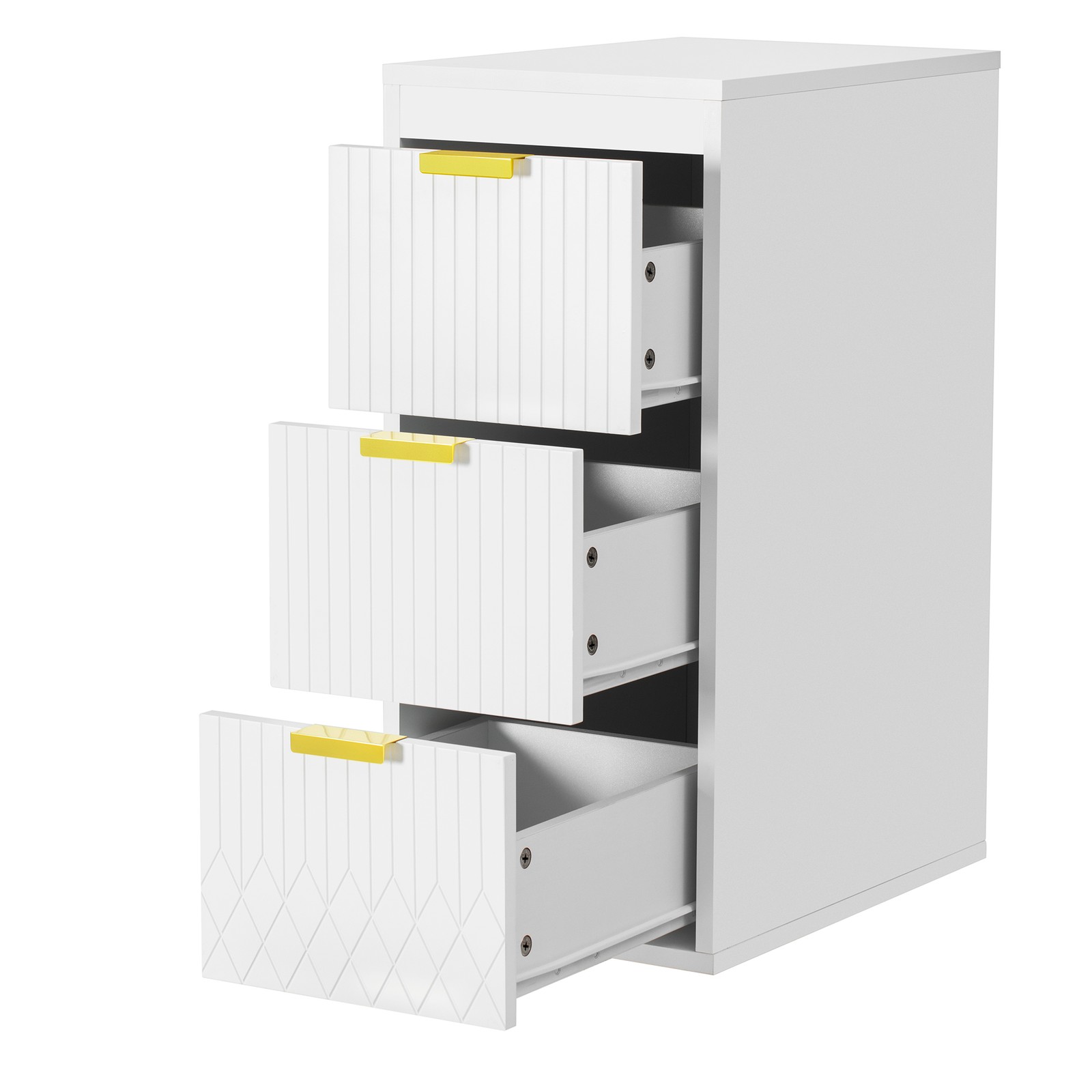 Wall Mounted Floating Cabinet 12″ with Drawers for Bathroom Living Room