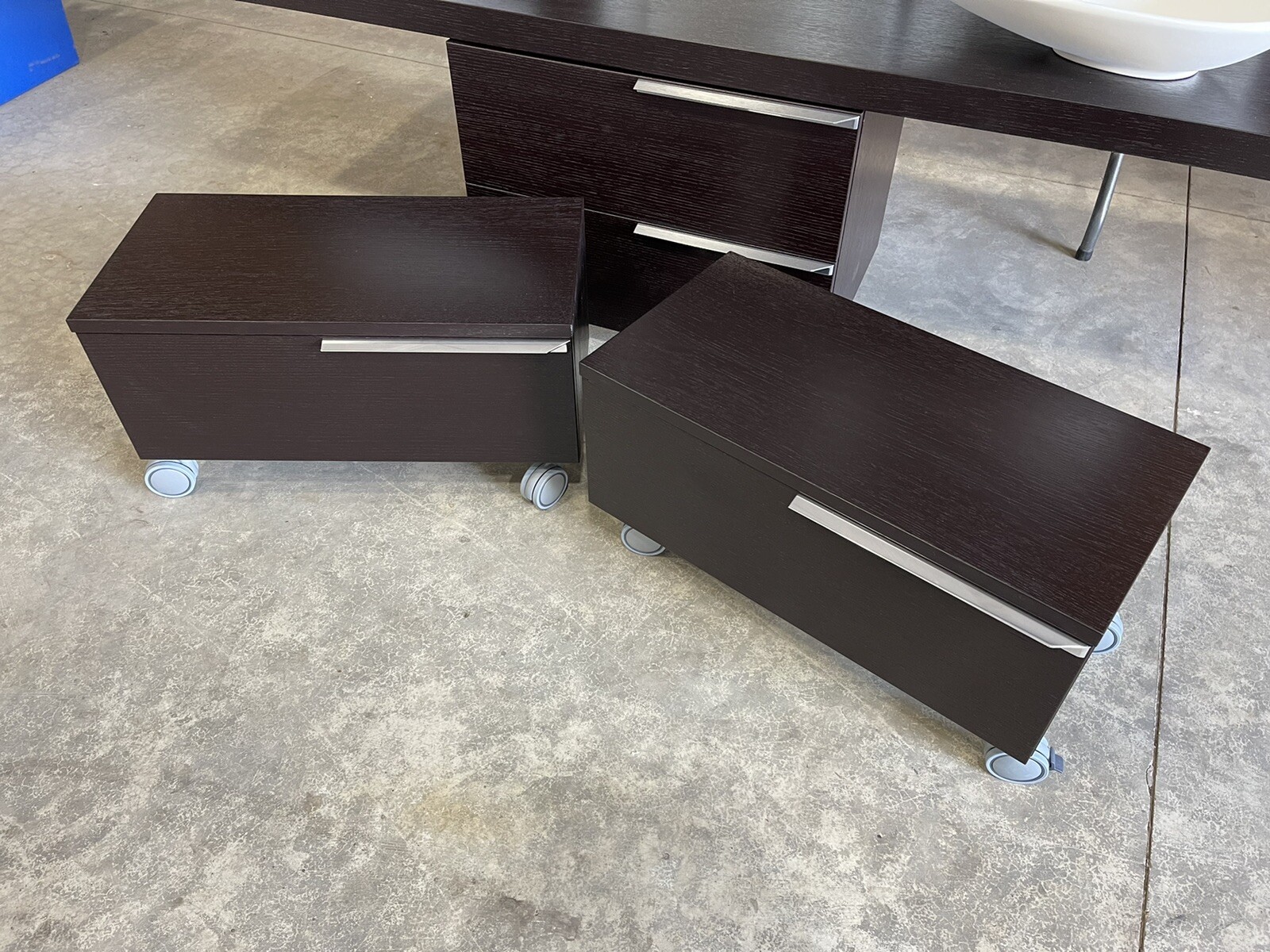 Ardeco Artesi Ultra Modern Bathroom Vanity Cabinet Mirror Set Italy $17K Retail!