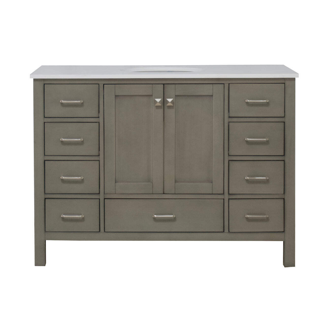 Horizon 48-inch Vanity with Engineered White Top