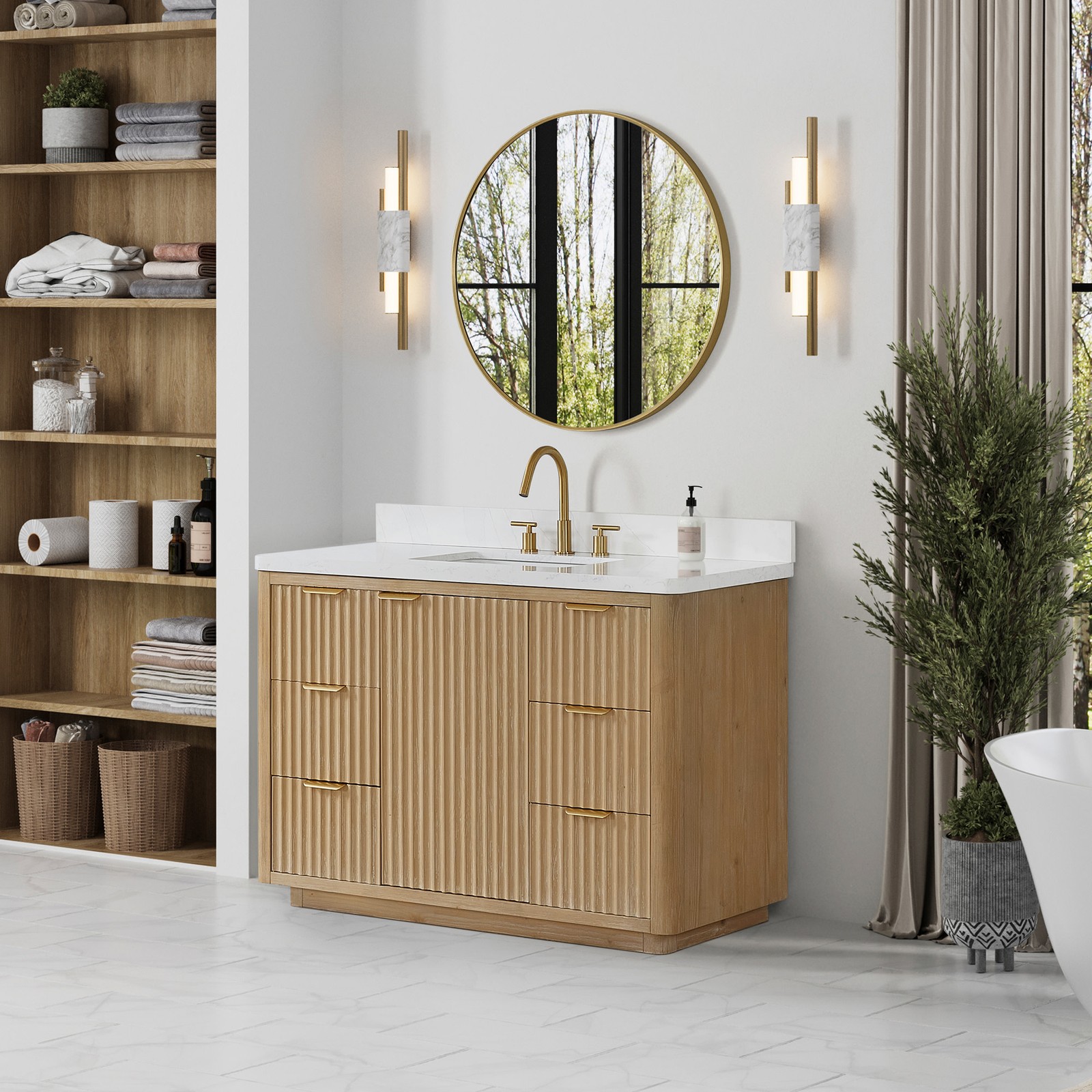 Miseno MV-NM-CADI48-LWT Cadiz 48″ – Washed Ash Grey