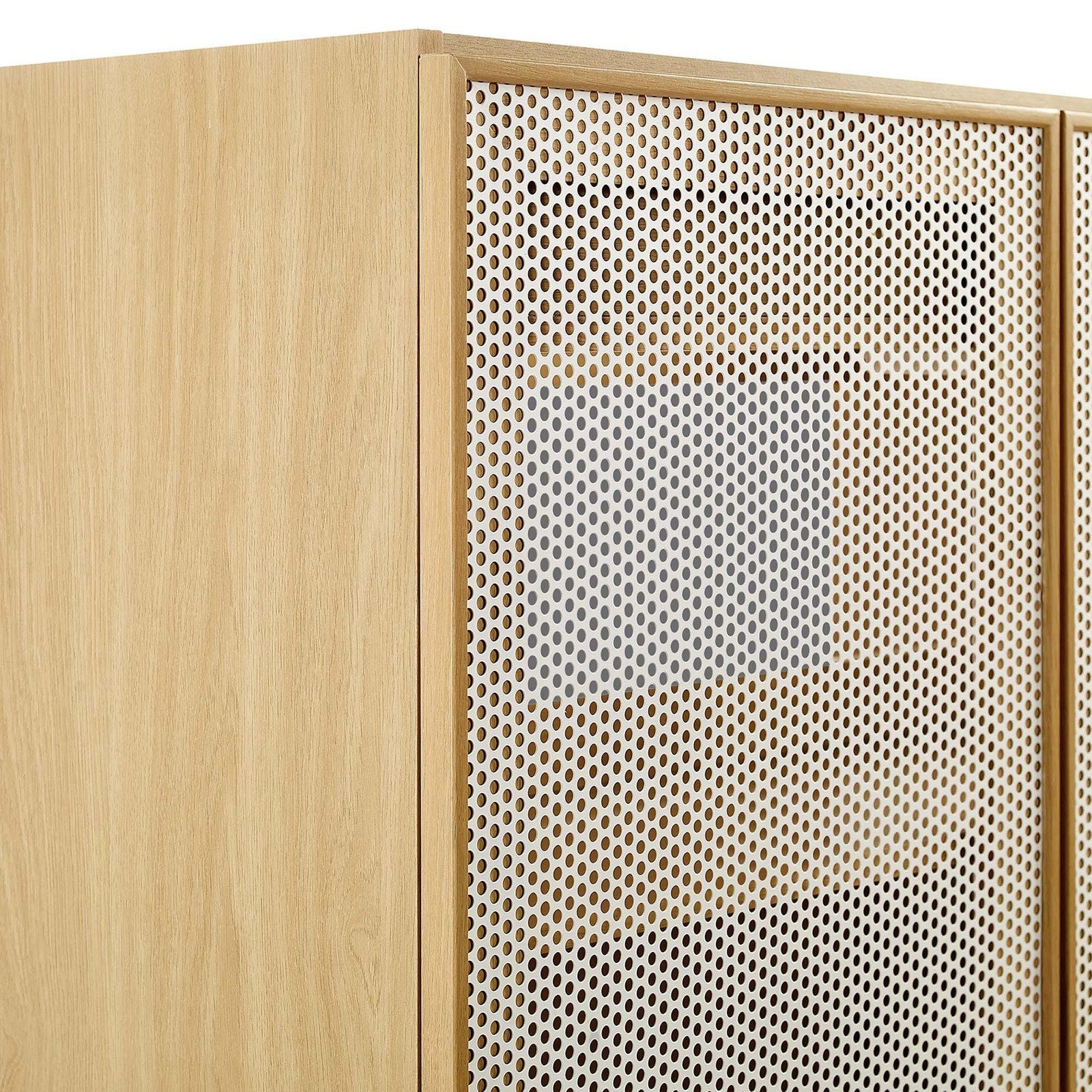 Calla 36″ Perforated Metal Bathroom Vanity Cabinet (Sink Basin Not Included)