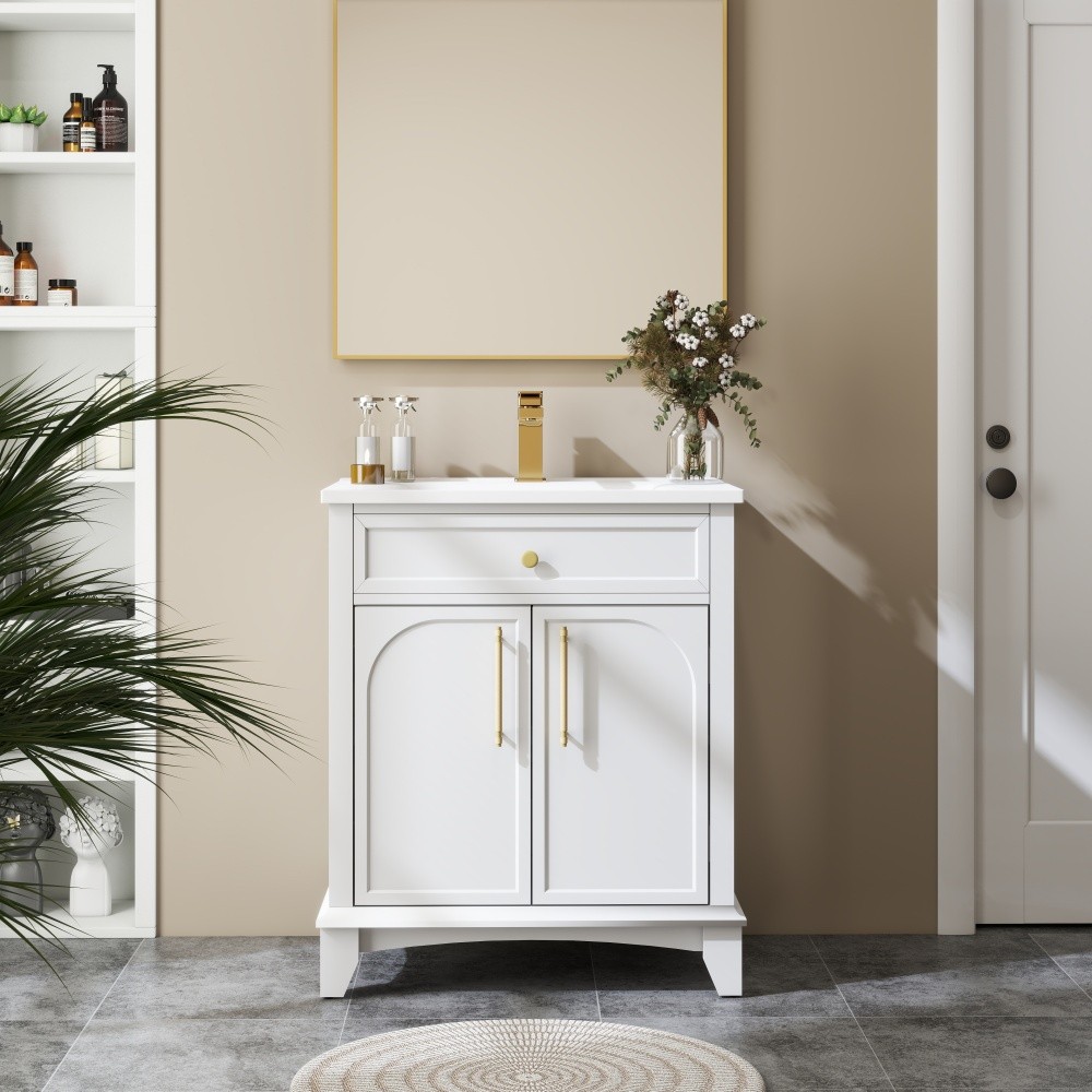 27.8″ White Ceramic Basin, Only Ceramic Sink, Without Cabinet