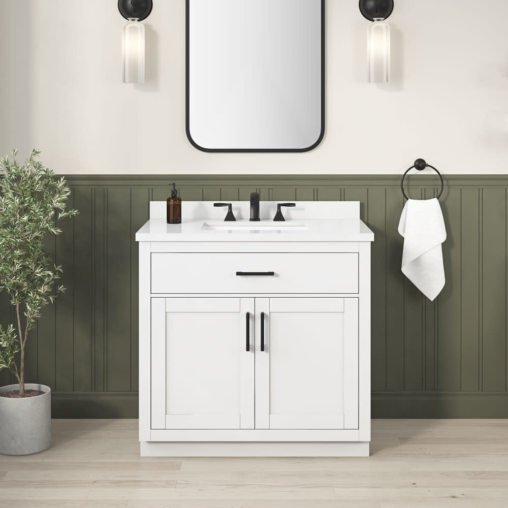 Ove Decors 15VVA-BAI236 Bailey 36″ – Matte Black Wood