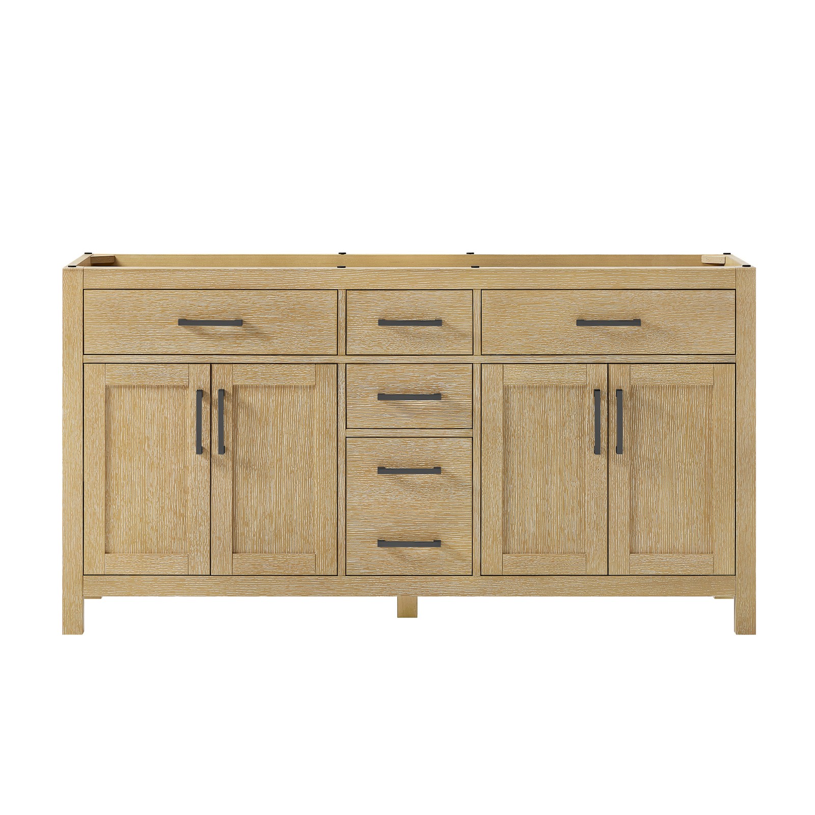 Wyndham Collection WCG242466D-CX-MXX Beckett 65″ Double – White / Brushed Gold
