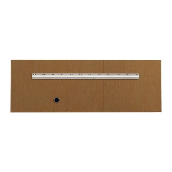 72″ James Martin Laurent 545-V72-HNO Double Vanity Cabinet Honey Oak