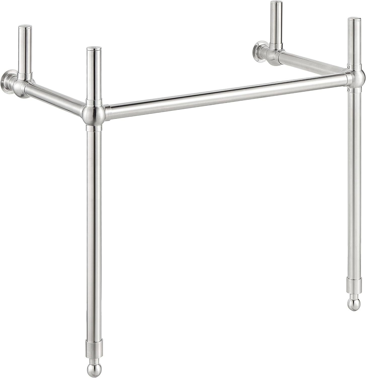 ANZZI Verona Series Console Sink Base in Brushed Nickel -34.5″ Stainless Steel