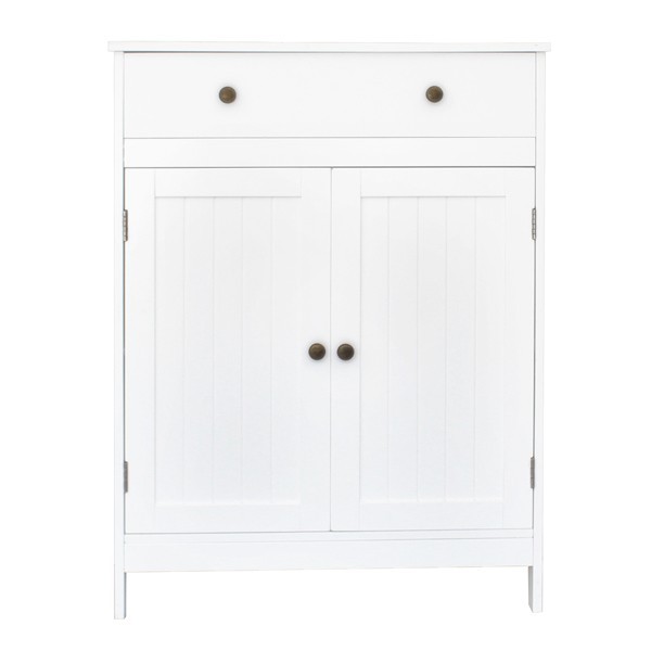 Bathroom Cabinet Storage Drawer Waterproof Hundred Pages Of Double Door & Drawer