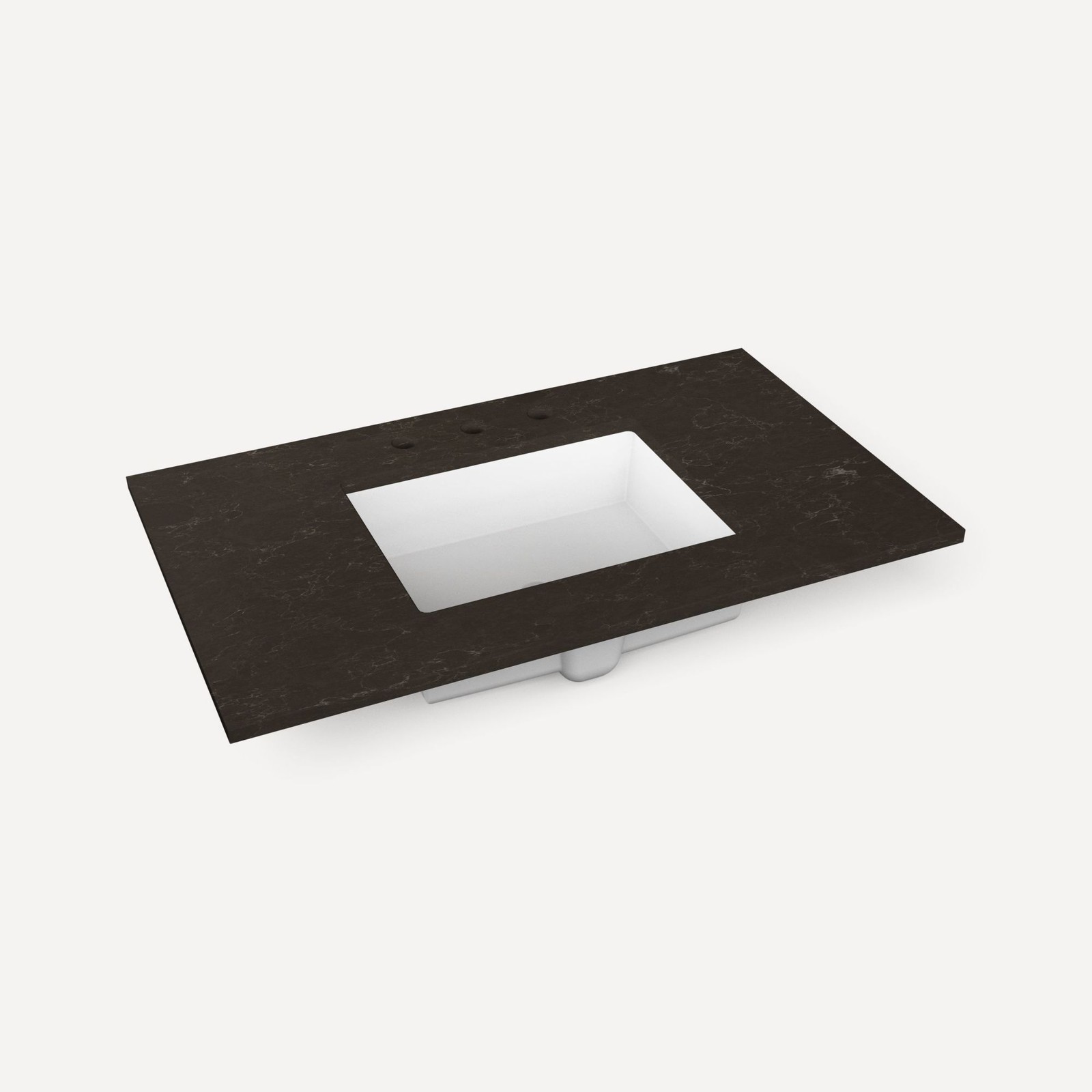 Robern TA36UCO-8CS2 Craft Series 36″ Quartz Vanity Top – White Zeus Extreme