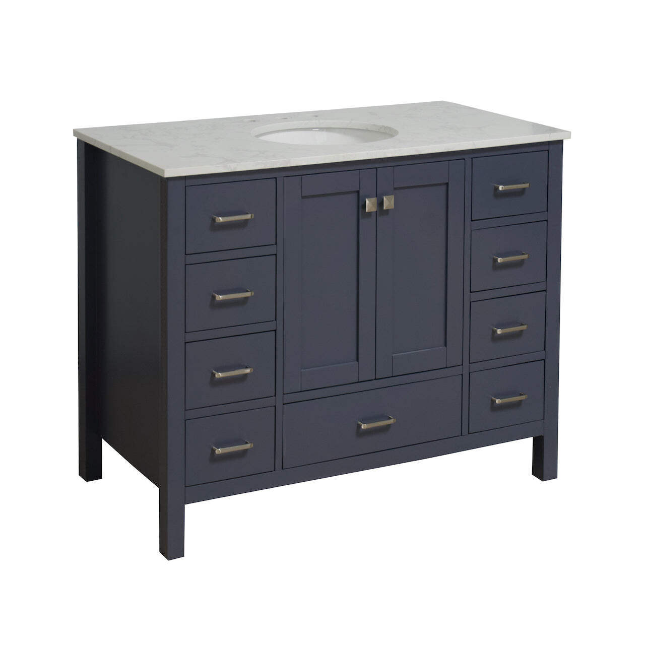 Horizon 48-inch Vanity with Engineered Carrara Top