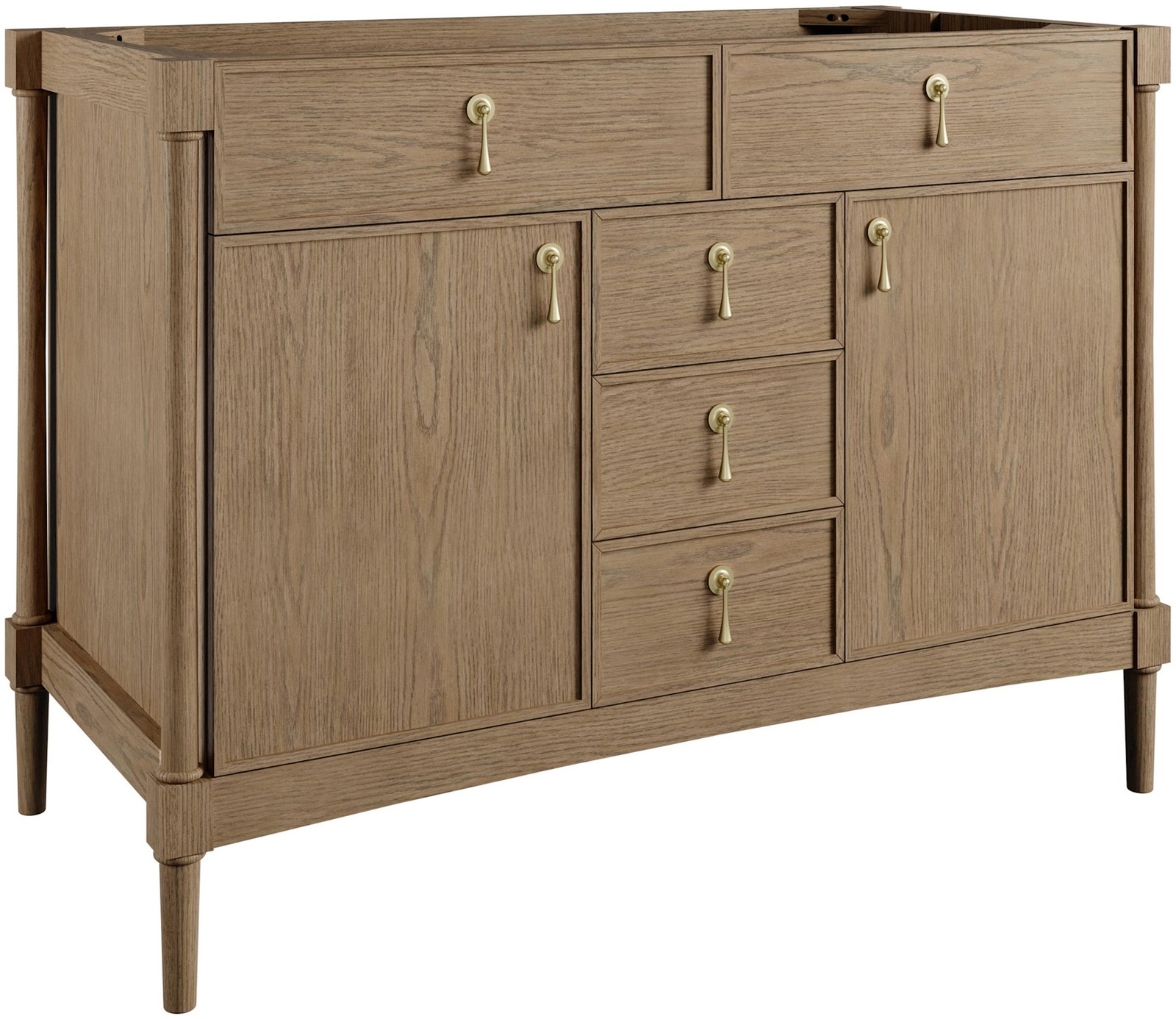 James Martin Vanities D680-V48-3PHT Kinnsden 48″ – Sable Oak