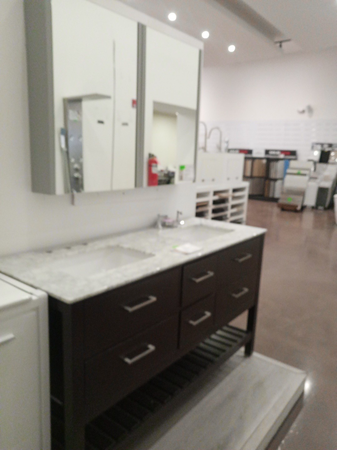 16″ 24″ 30″ 36″ 48′ 55″ 60″ Vanity Base Sink Mirror White Black Gray Blue