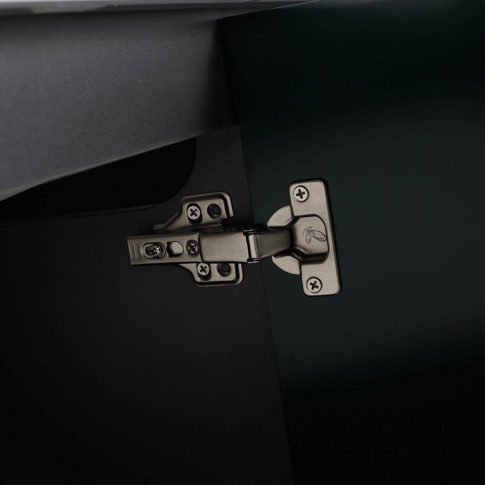 48 Inch Dark Green Bathroom Vanity with 3 Soft-Close Doors