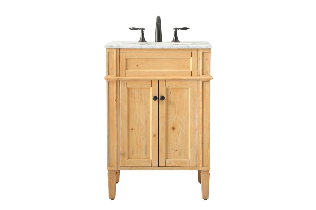 Elegant Lighting VF12524 Park Avenue 24″ – Black