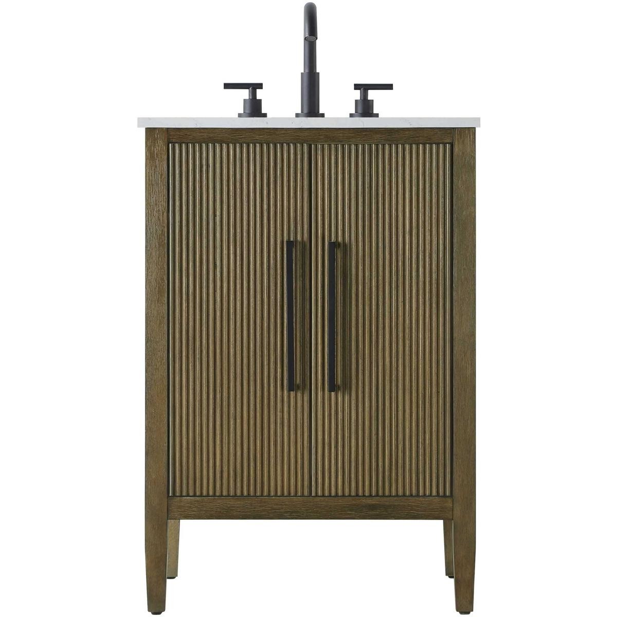 Elegant Lighting VF29624HO Blakely Vanity Hazel Oak
