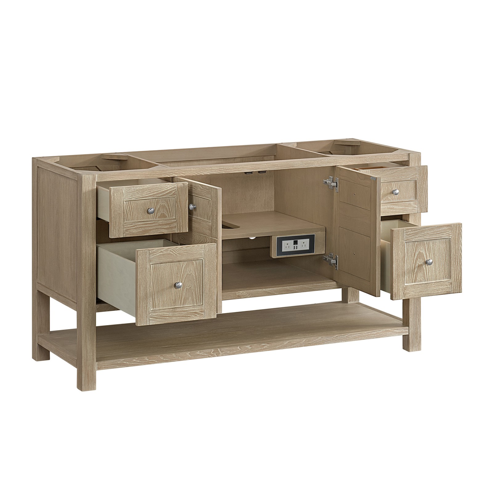 James Martin Vanities 330-V60S-3PHT Breckenridge 60″ – White