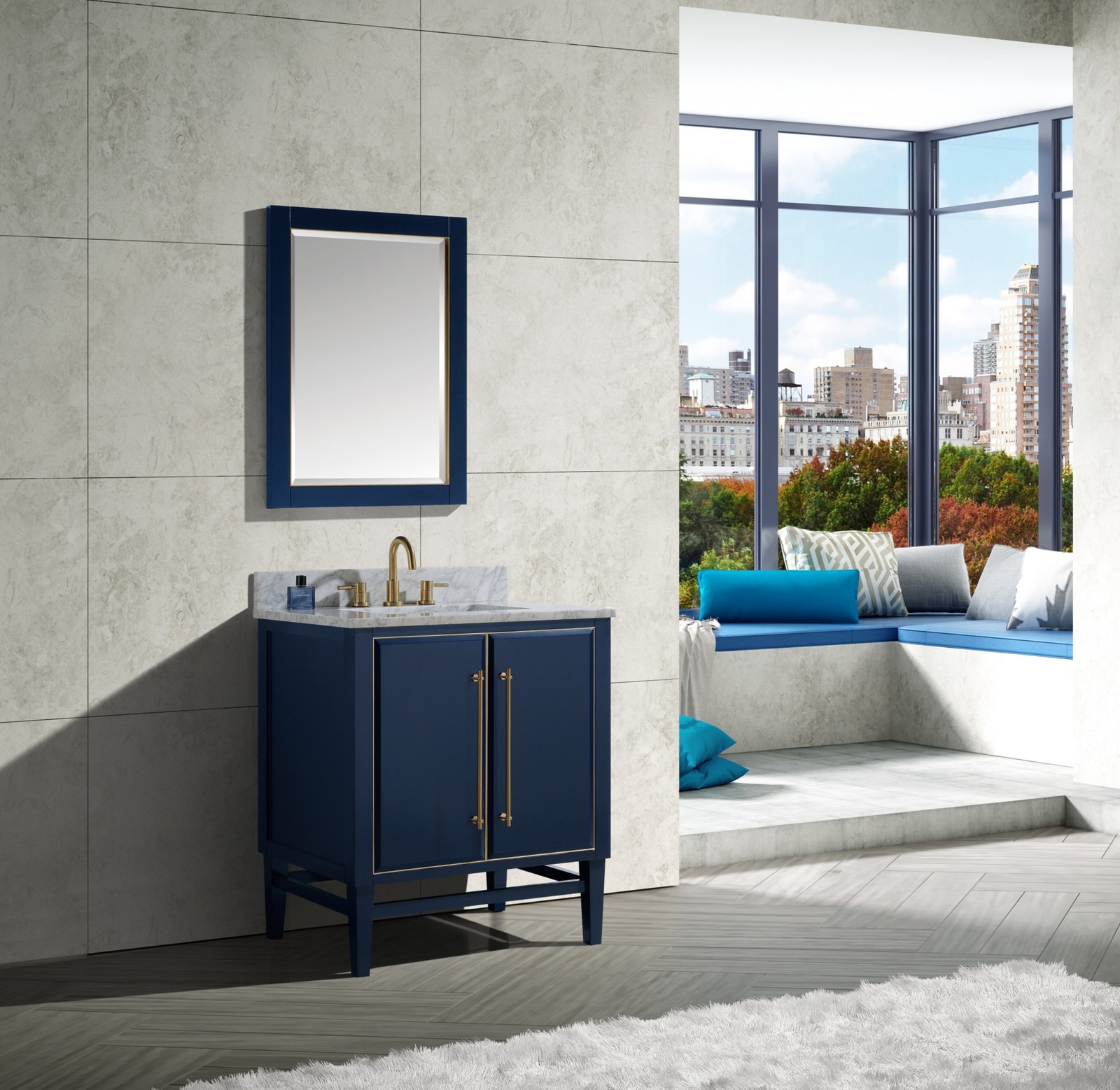 Avanity MASON-V30-G Mason 30″ Single – Blue