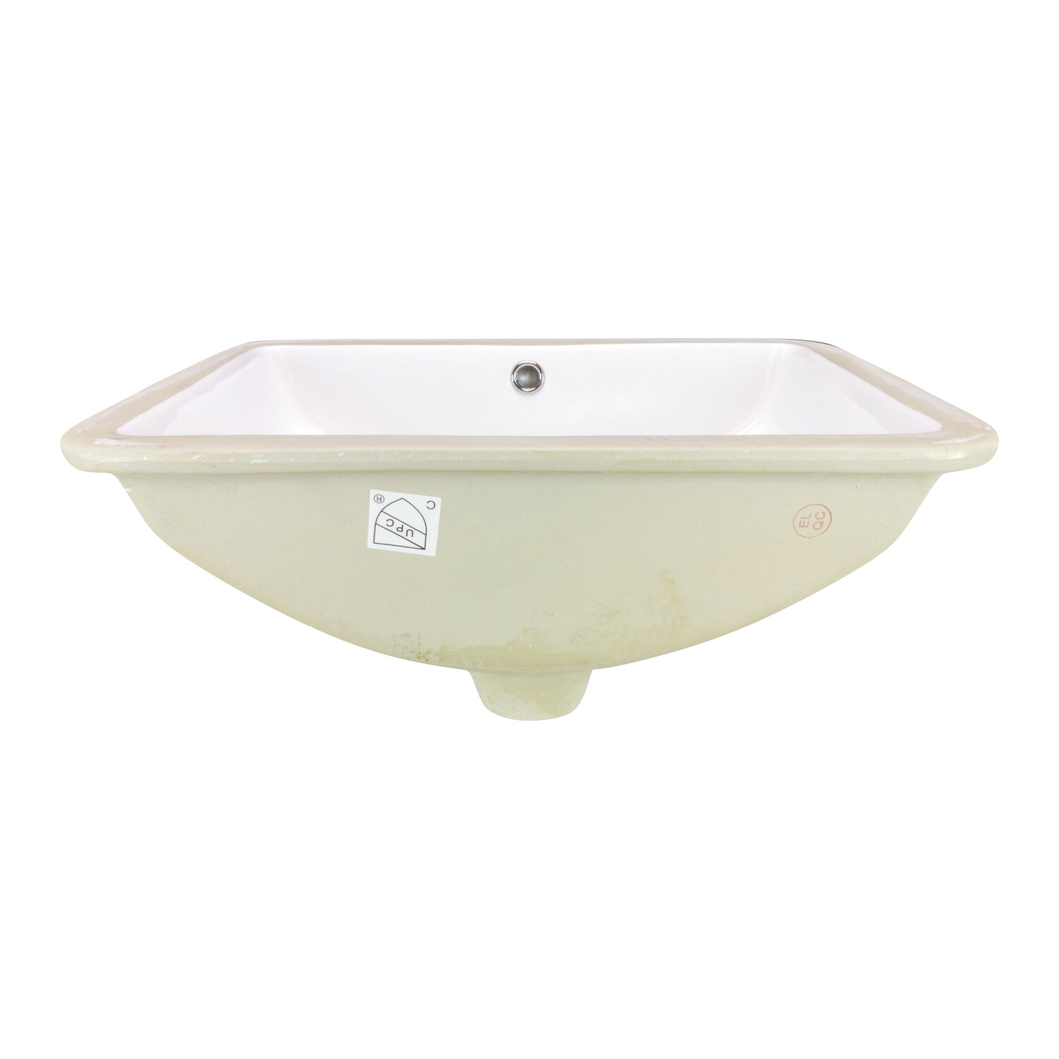 Trench Rectangular Undermount Bathroom Sink 20-7/8″ X 14-5/8 X 8-3/8″ White