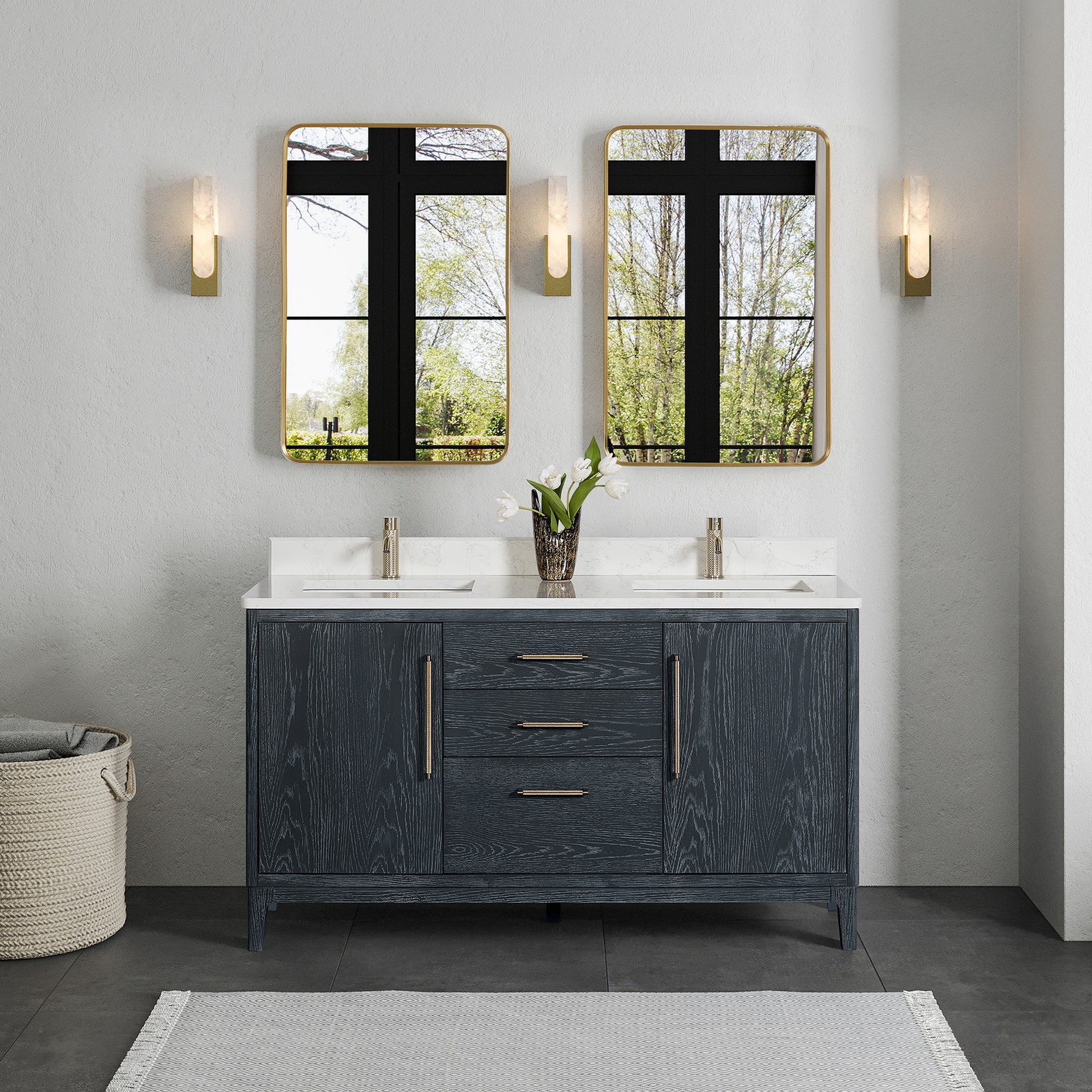 Miseno MV-NM-GARA60M-GWT Gara 60″ – Washed Ash Grey