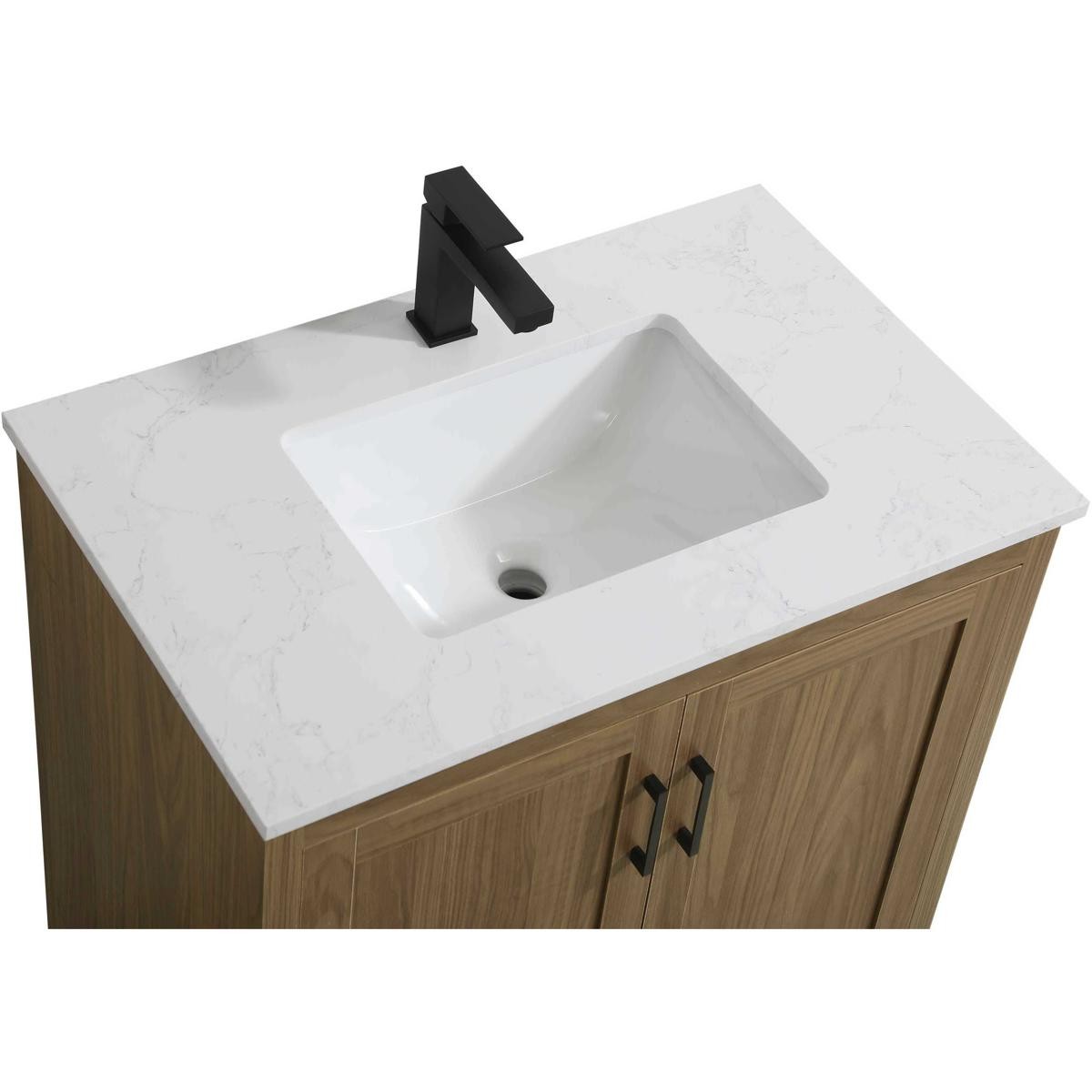 Elegant Lighting VF25130WB Finnley Vanity Walnut Brown