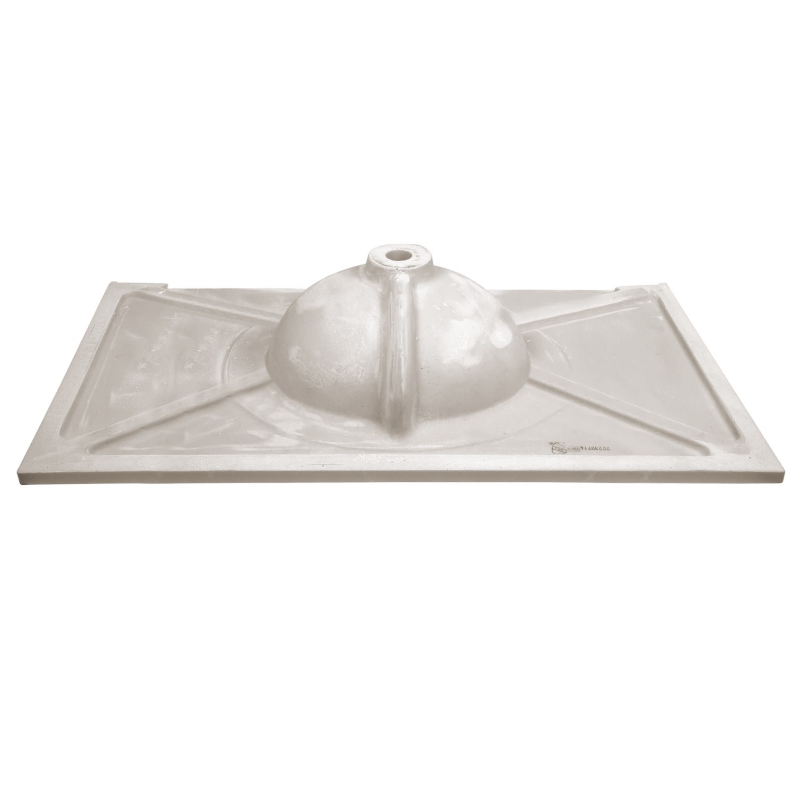 Design House 586164 43″ Cultured Marble Vanity Top – White