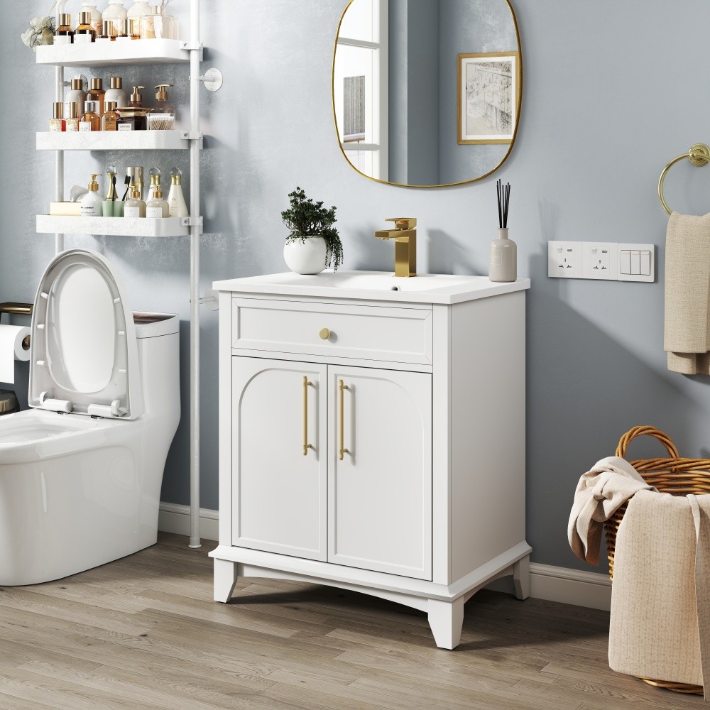 27.8″ White Ceramic Basin, Only Ceramic Sink, Without Cabinet