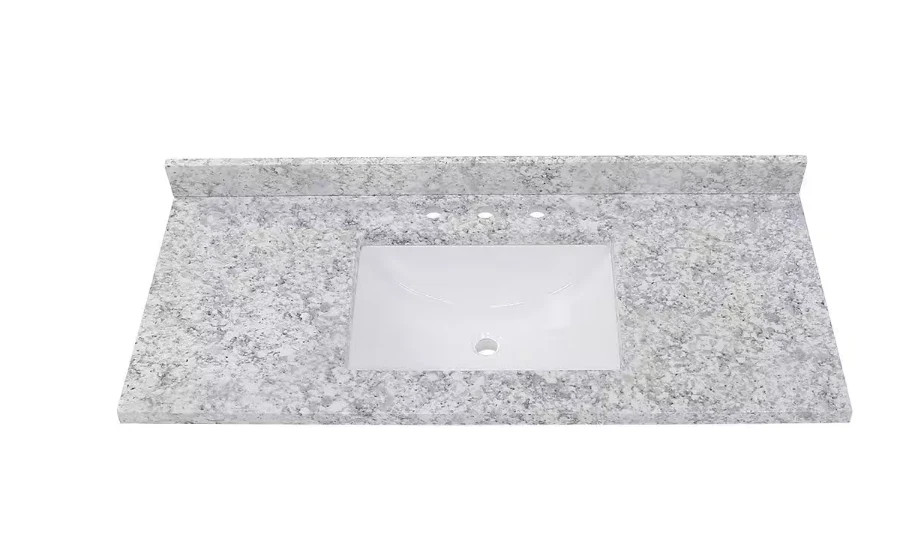Home Decorators Collection 49 x 22 in Cultured Marble Sink Vanity Top in Everest
