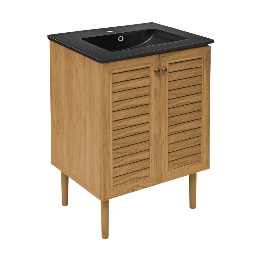 Swiss Madison SM-BV373MB Bron 24″ – Golden Oak / Matte Black
