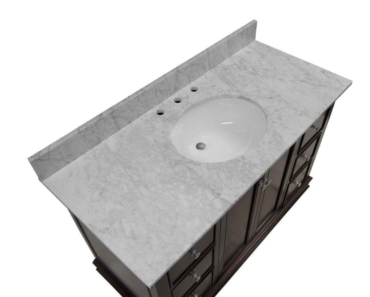 Bella 48-inch Vanity with Carrara Marble Top