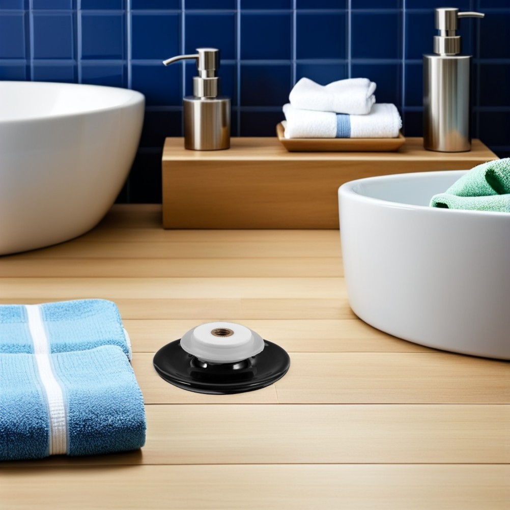 2 Pcs Basin Drain Plug Cover Kitchen Sink Silicone Bathroom