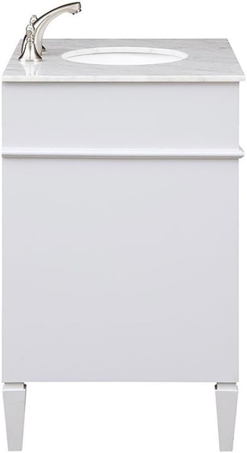 Elegant Lighting – VF-1024 – 32 In. Single Bathroom Vanity Set In White Finish