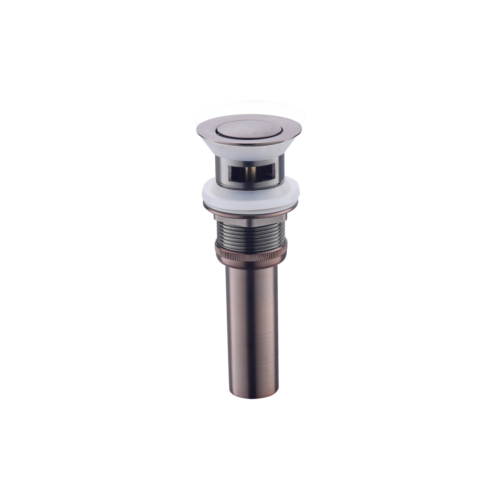 Bathroom Faucet Vessel Vanity Sink Pop Up Drain Stopper with Overflow Brass Body