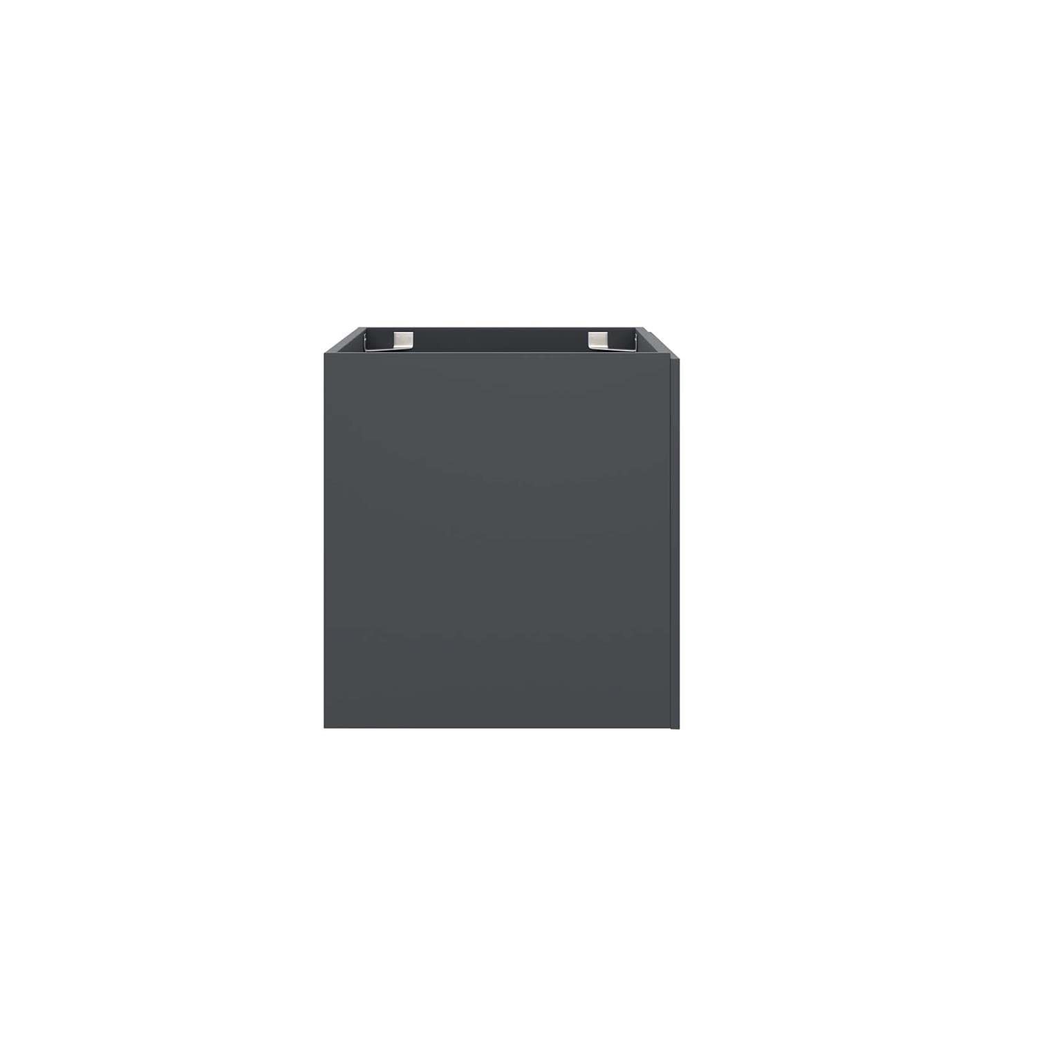 Modway Vitality 23″ MDF and Particleboard Bathroom Vanity Cabinet in Gray