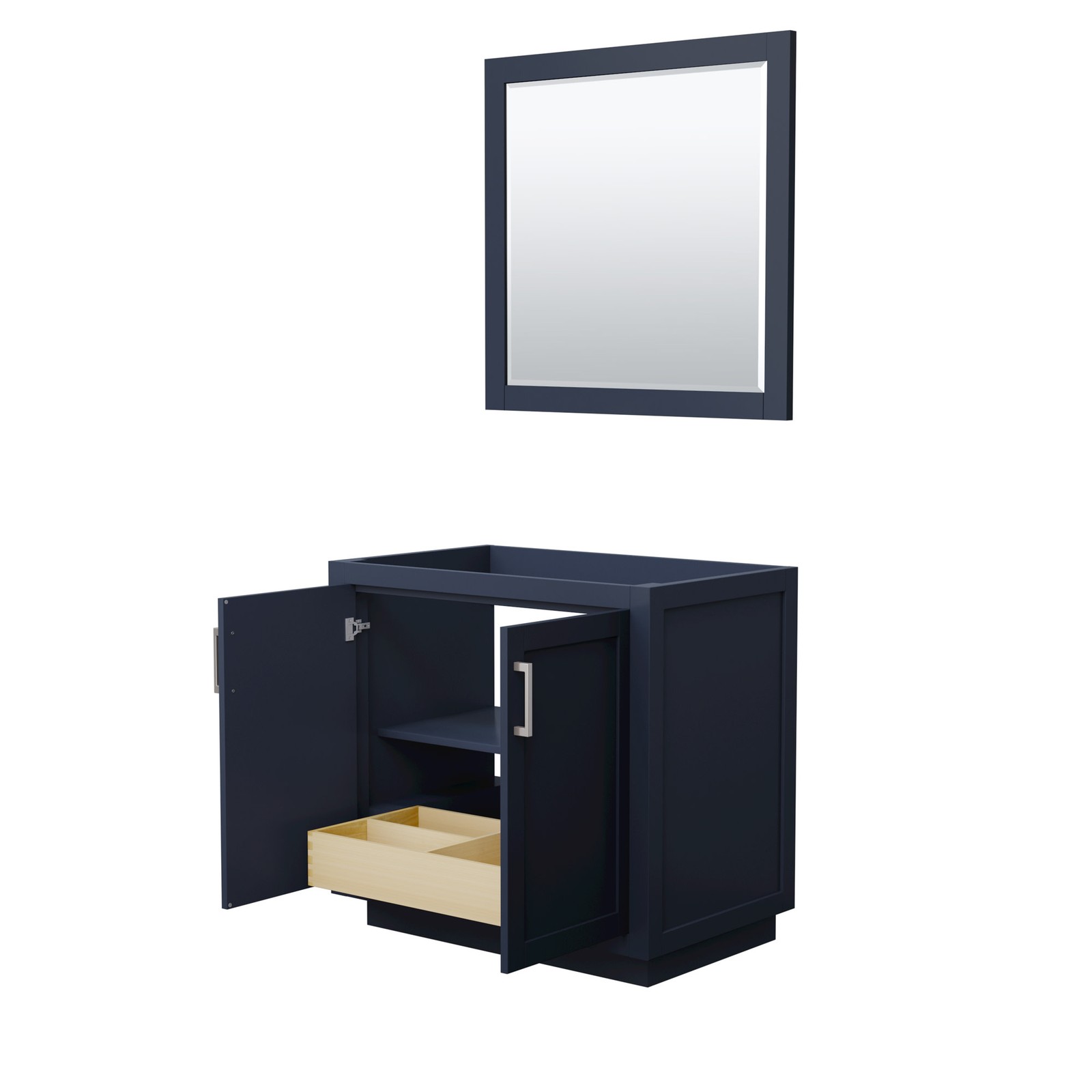 Wyndham Collection WCF2929-36S-CX-M34 Miranda 36″ Single – White / Brushed Gold