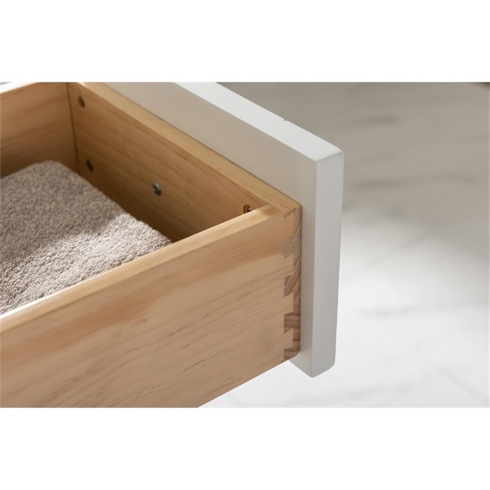 Design Element Burbank 54″ Single Vanity in White