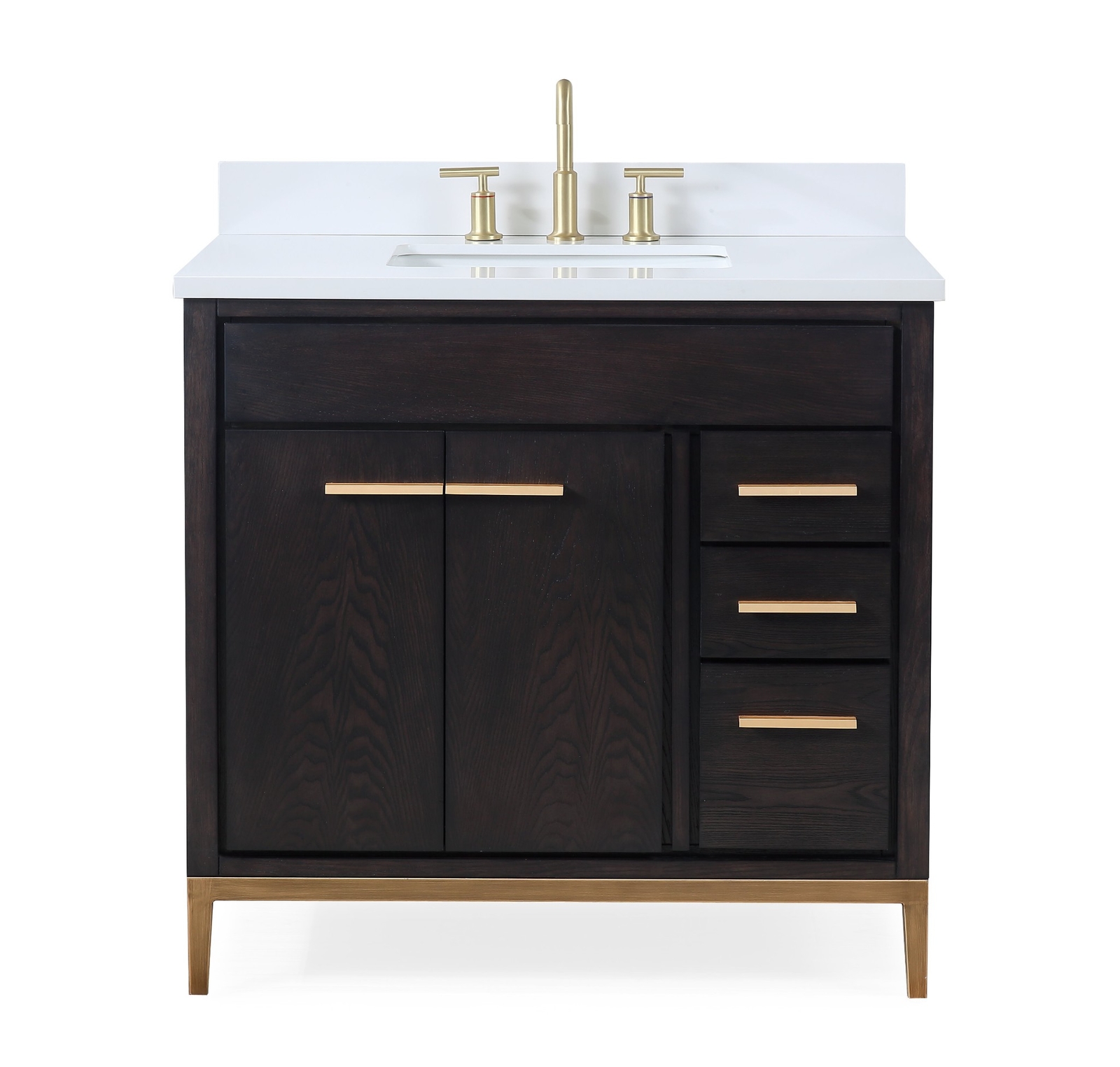 36 inch Beatrice Espresso Modern Bathroom Sink Vanity TB-9838-V36