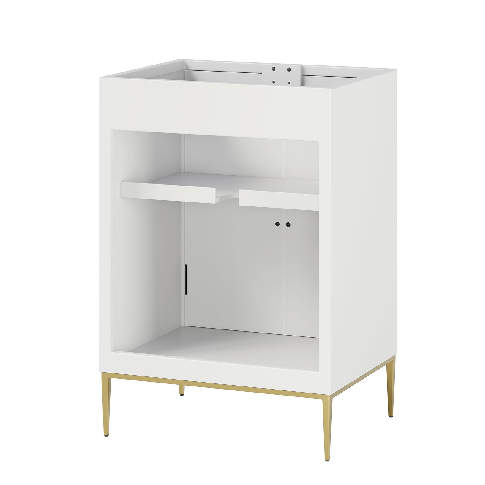 Modway Awaken 24″ Bathroom Vanity Cabinet in White – Sink Basin Not Included