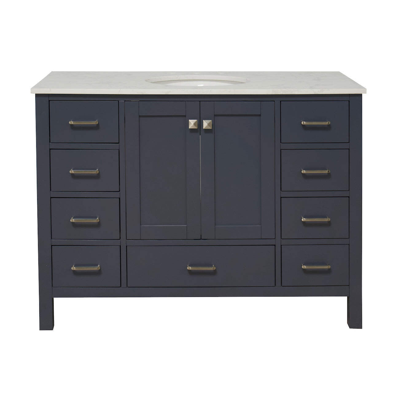 Horizon 48-inch Vanity with Engineered Carrara Top