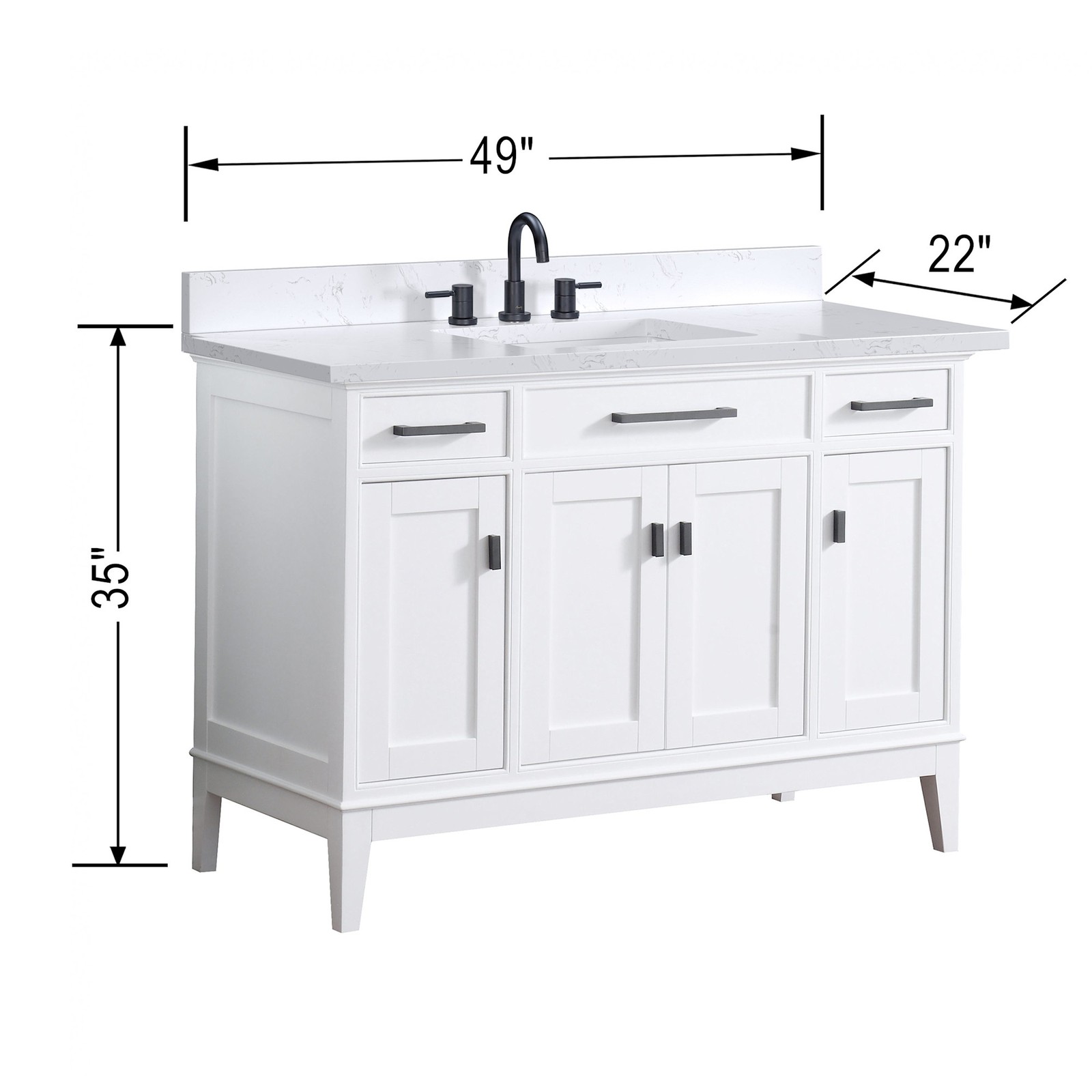 Avanity MADISON-VS49-E Madison 48″ – Tobacco