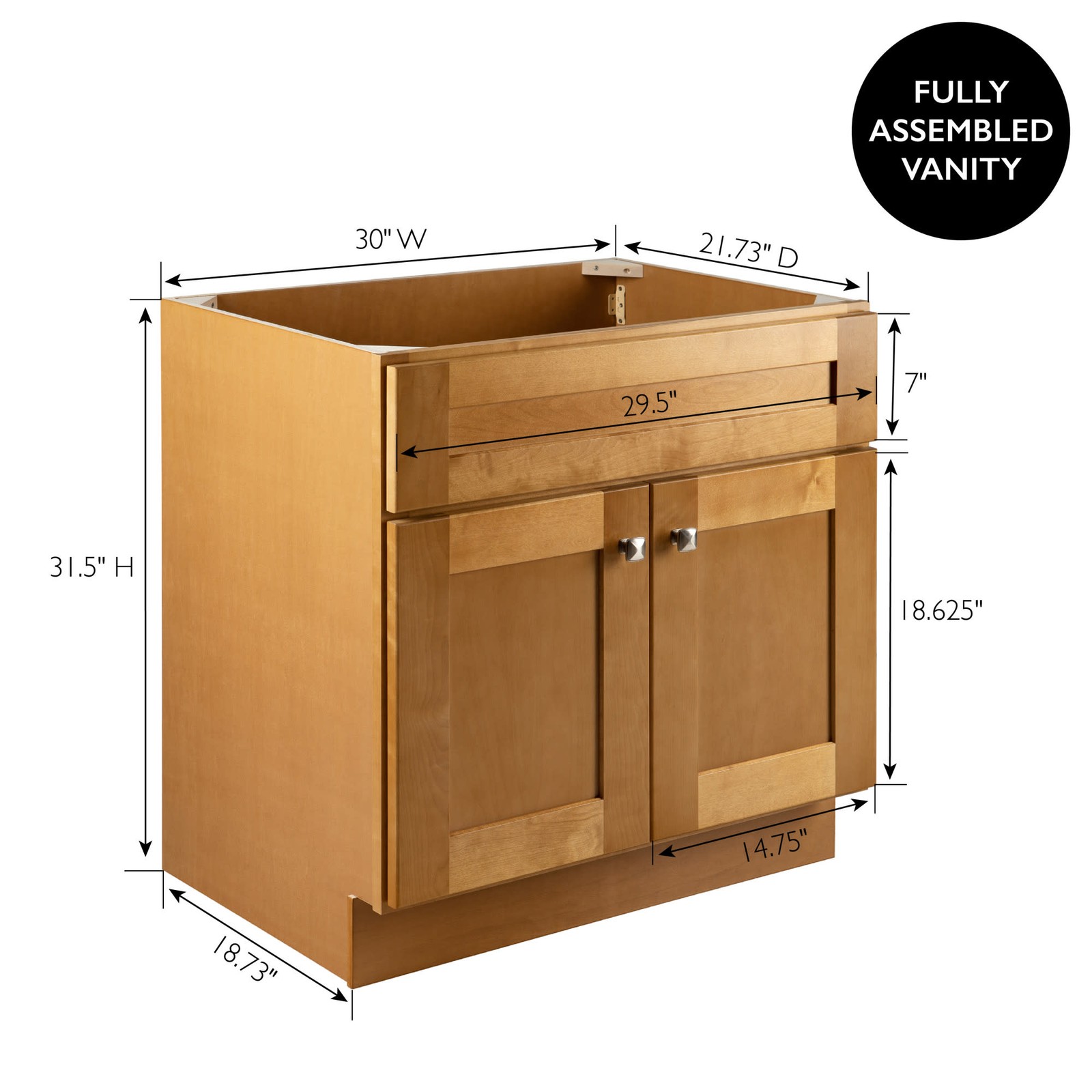 Design House 214544 Brookings 30″ Single – Modern Birch