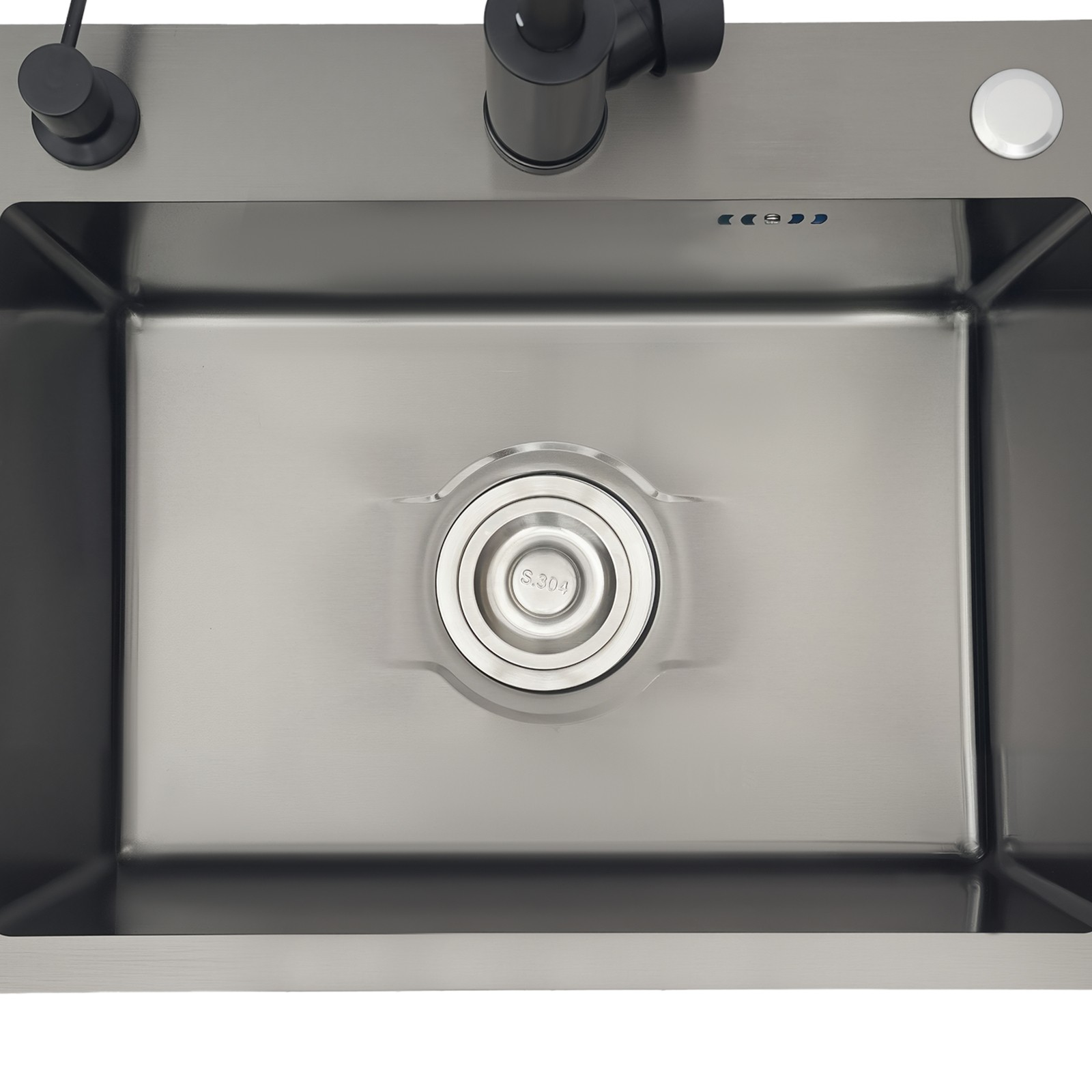 20″ Laundry Sink Cabinet w/ Faucet, Freestanding Utility Sink Cabinet w/ Storage